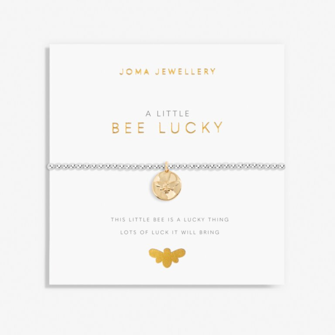 Joma Jewellery Bee Charm Bracelet - Lucky Bee Bracelet for Women, Dainty Gold Bee Jewelry, Cute Bee Pendant for Everyday Wear, Perfect Gift for Birthday, Anniversary & Friendship