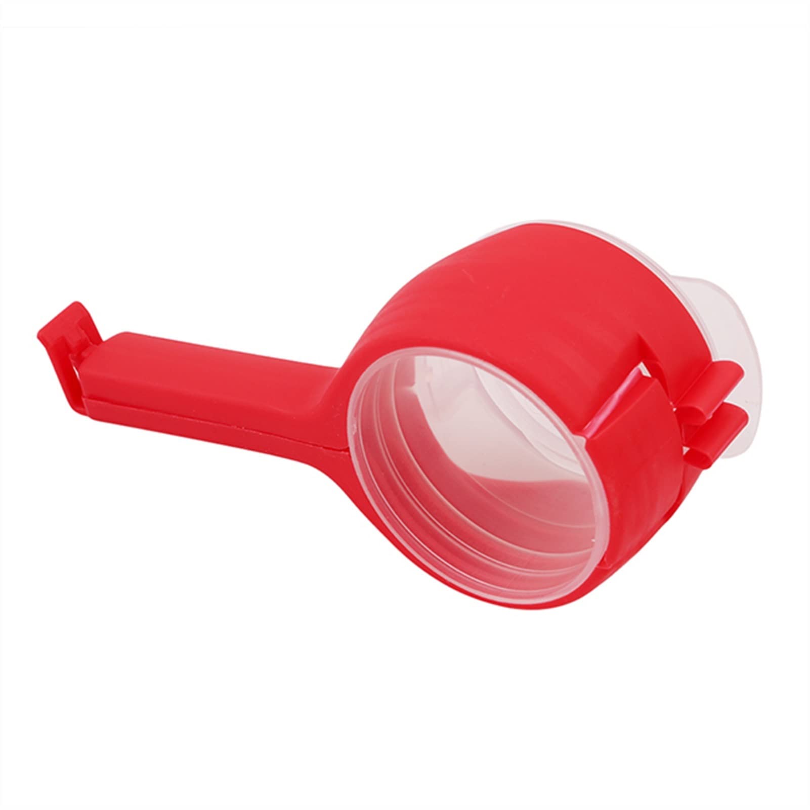Red Plastic Food Storage Bag Clips - Airtight Snack Sealing Clamps for Freshness | Kitchen & Travel Food Saver Helper | Perfect for Chips, Cereal, Frozen Foods & Meal Prep