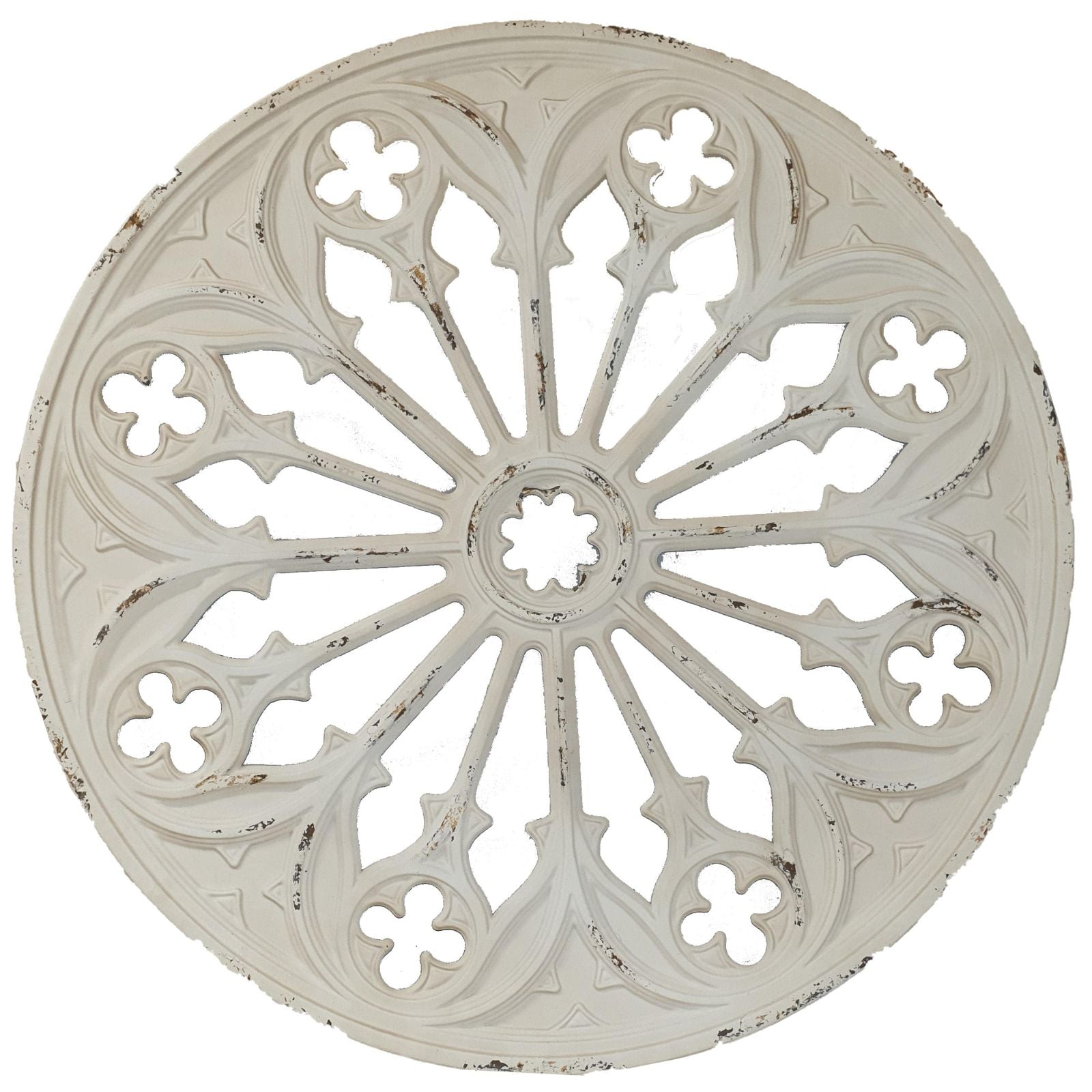 Stylish Circular White Wall Art Decor - Perfect for Living Room, Bedroom & Office Decorations