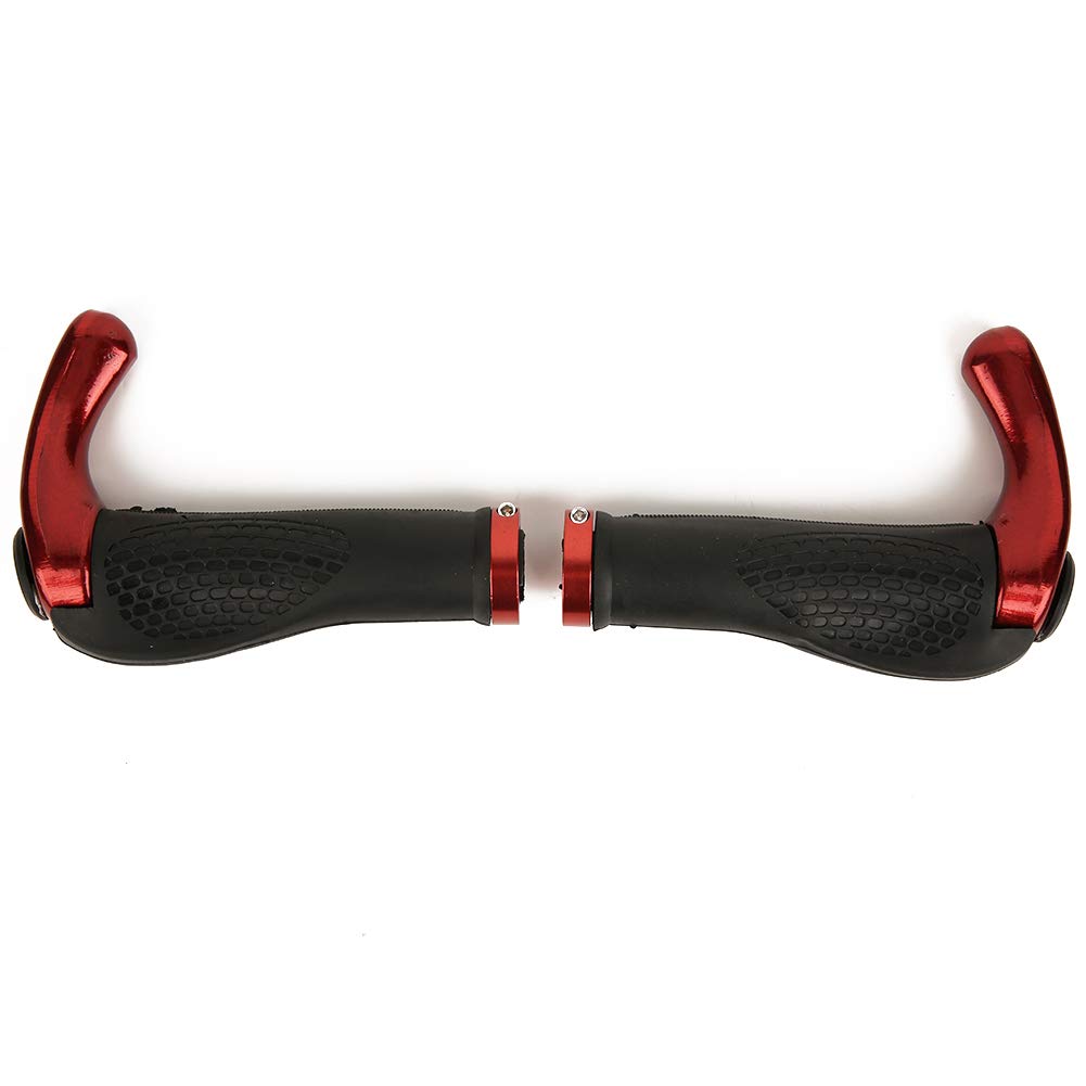 HERCHR Anti-Slip Bike Handlebar Grips - Mountain & Road Bicycle Handlebar Covers - Ergonomic Comfort Grip Kit for Cycling, Commuting & Outdoor Adventures