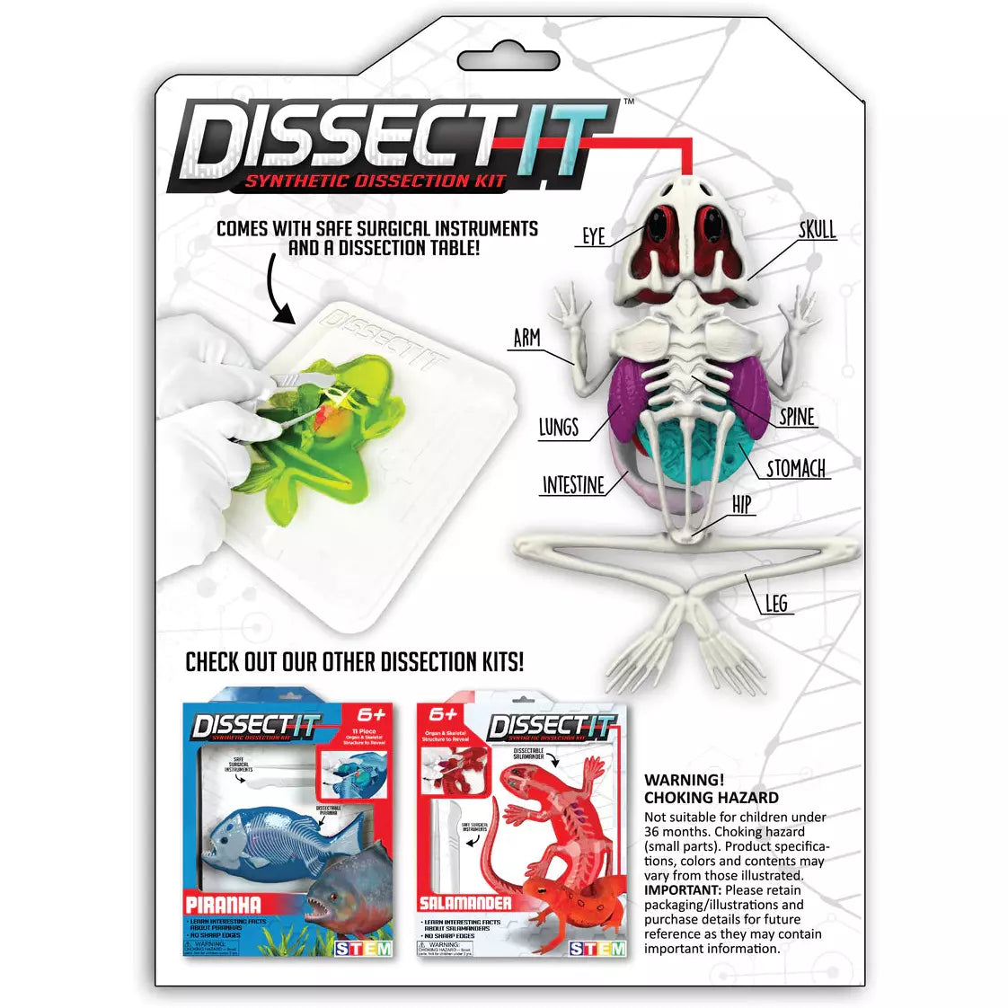 Dissect It Frog - Realistic Synthetic Dissection STEM Toy Kit for Kids, Educational Science Lab Experiment - Perfect for Classroom, Homeschool & Science Fair Projects