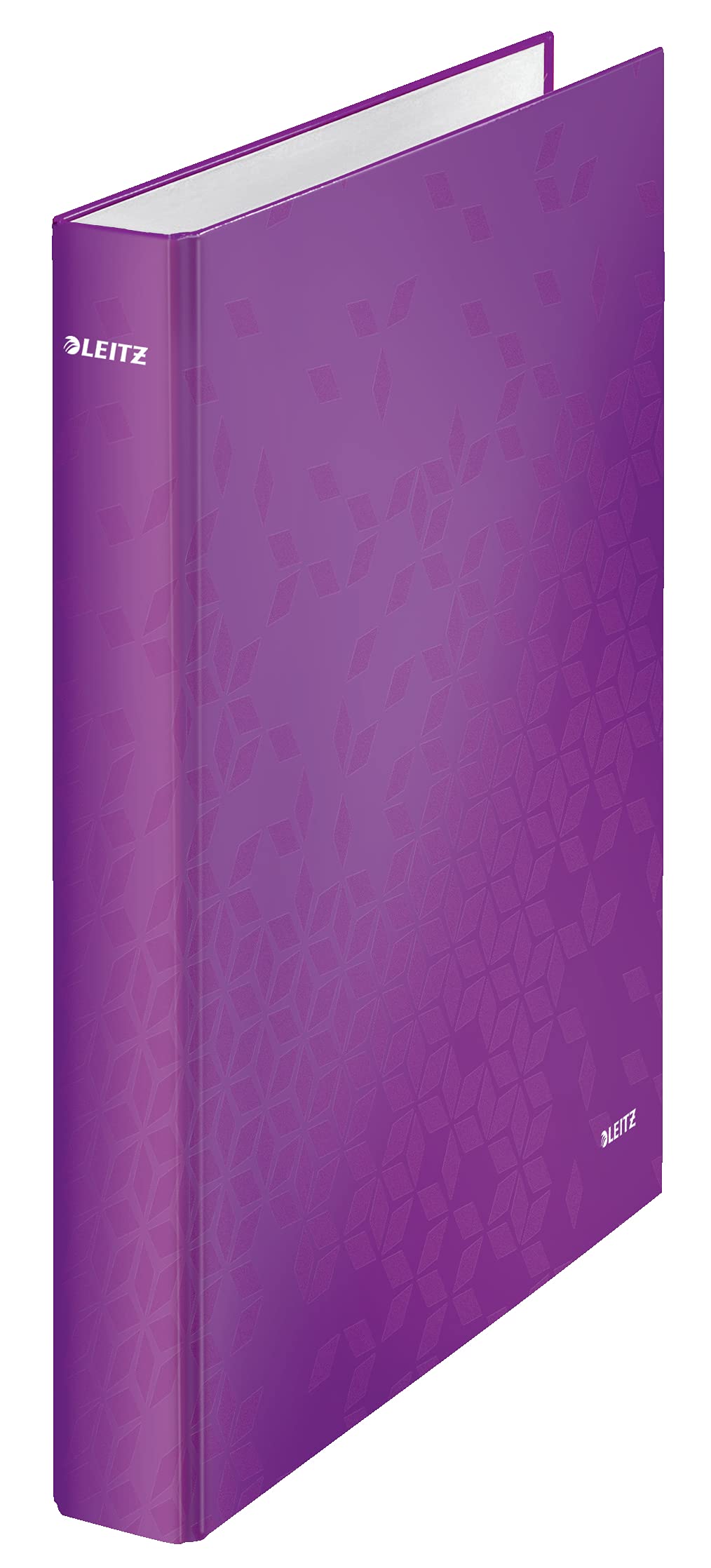 Leitz 4 Ring Binder - A4 Maxi Violet Metallic Binder for Office, School & Home Organization | Premium Document Storage Solution
