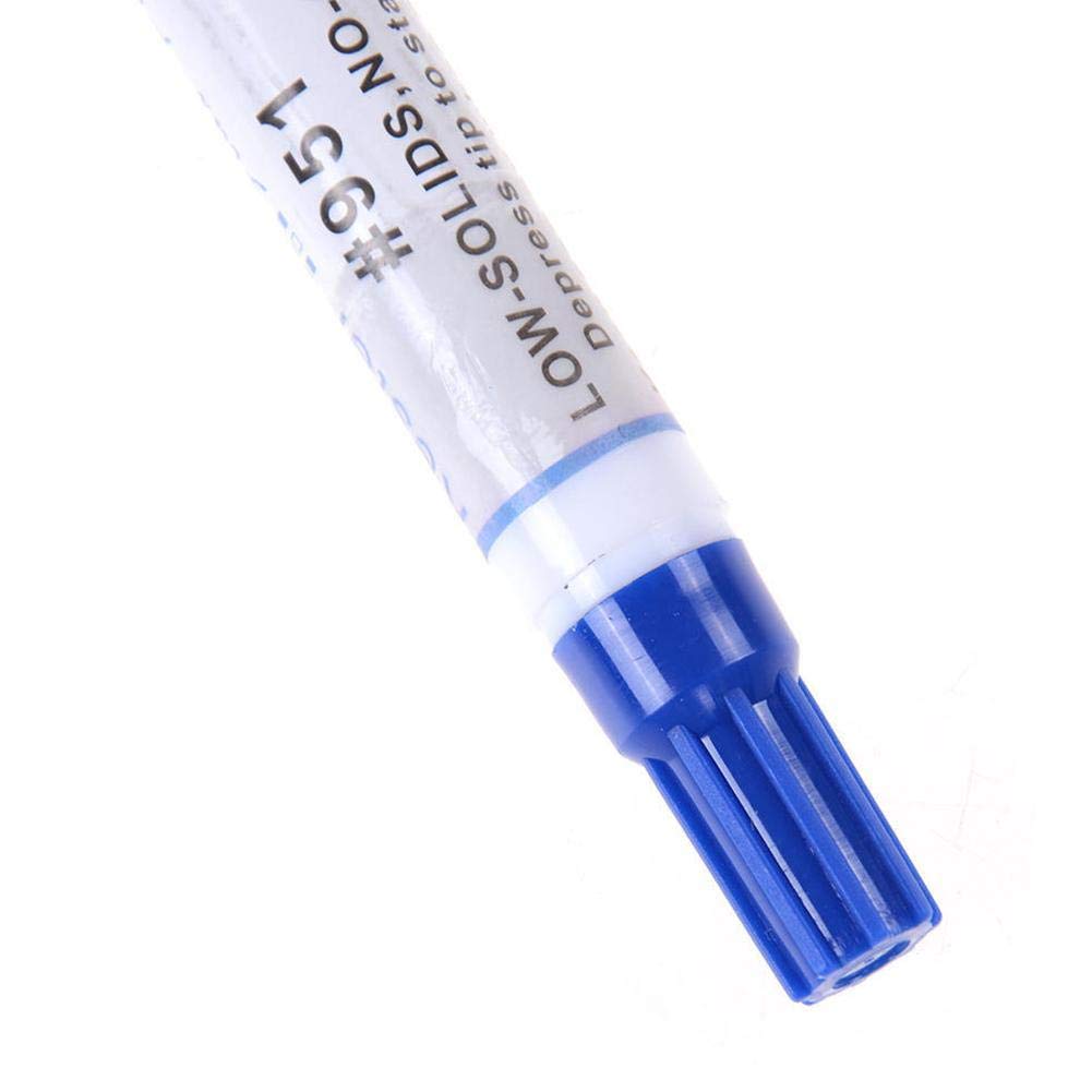 No Clean Solder Flux Pen - 10ml (0.34oz) Electronics Soldering Flux for Tabbing Wire, Welding & PCB Repair - Perfect for DIY Electronics, Circuit Board Fixing & Jewelry Making