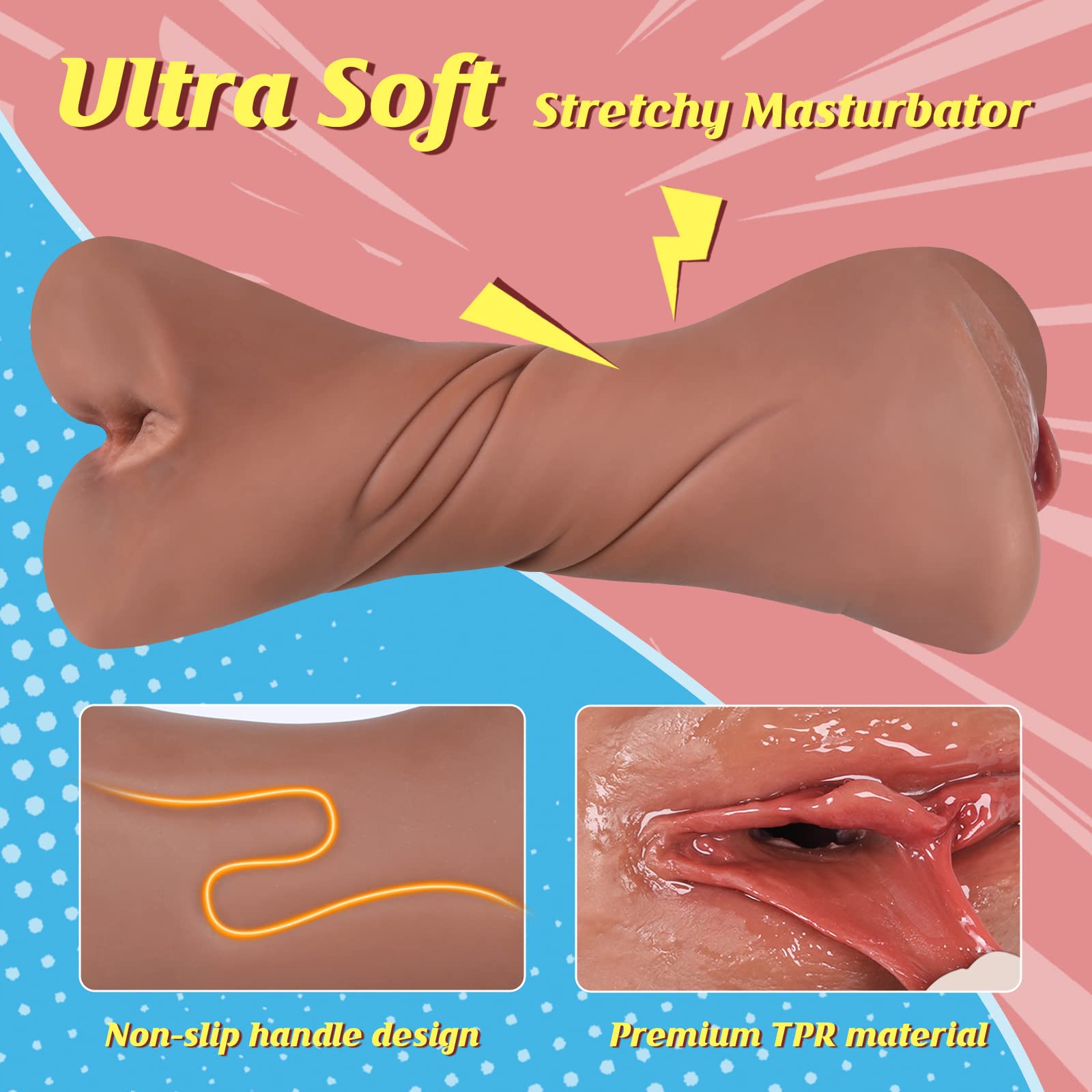 Realistic Pocket Pussy for Men - 7.5