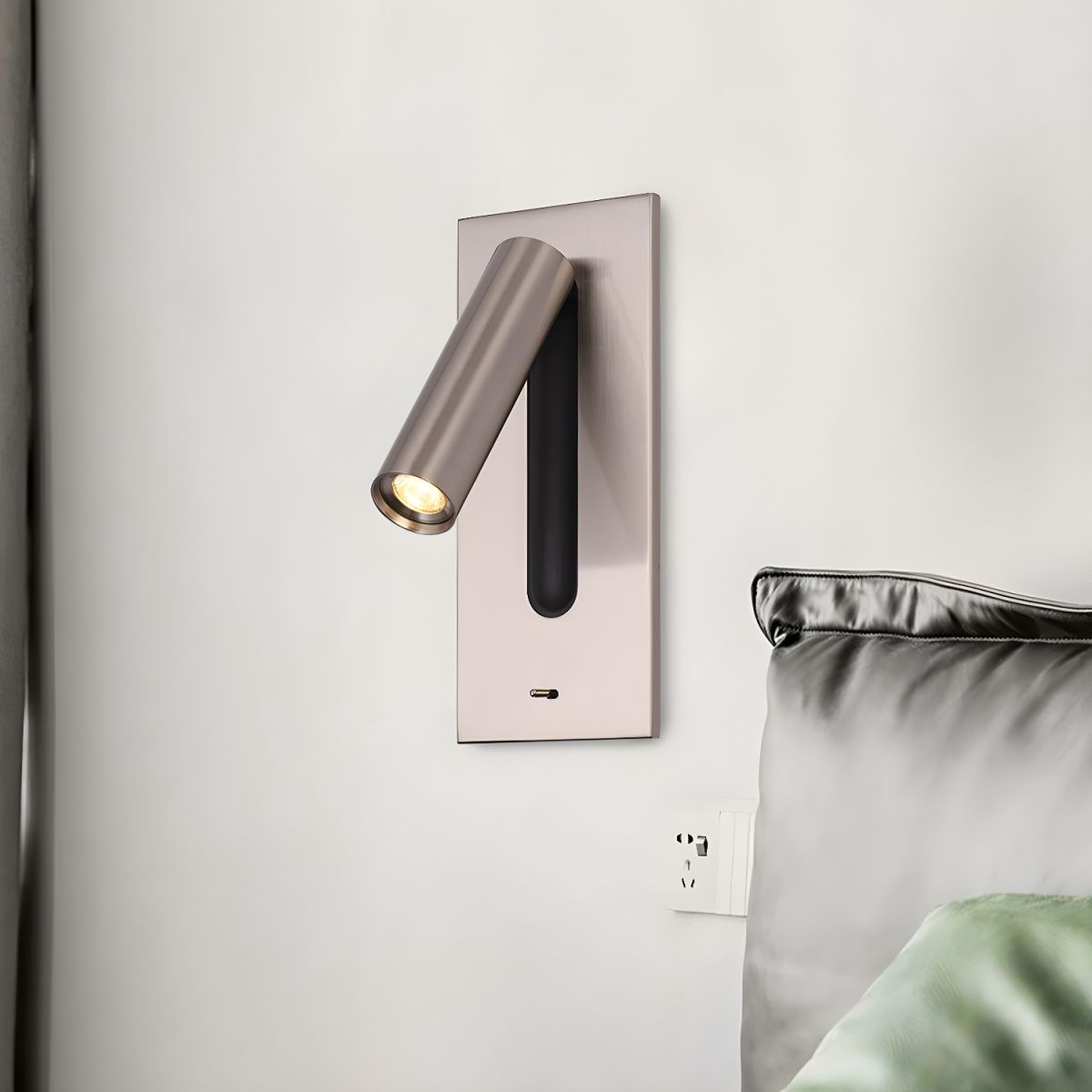 Stylish Axel Rotating Wall Sconce - Adjustable Indoor/Outdoor Light Fixture for Living Room, Bedroom, Patio & Hallway