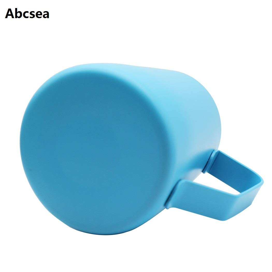 Premium Stainless Steel Milk Frothing Pitcher 350ml (12oz) - Barista Espresso Steaming Jug for Latte, Cappuccino & Coffee Art - Durable Blue Milk Frothing Cup for Home & Professional Use