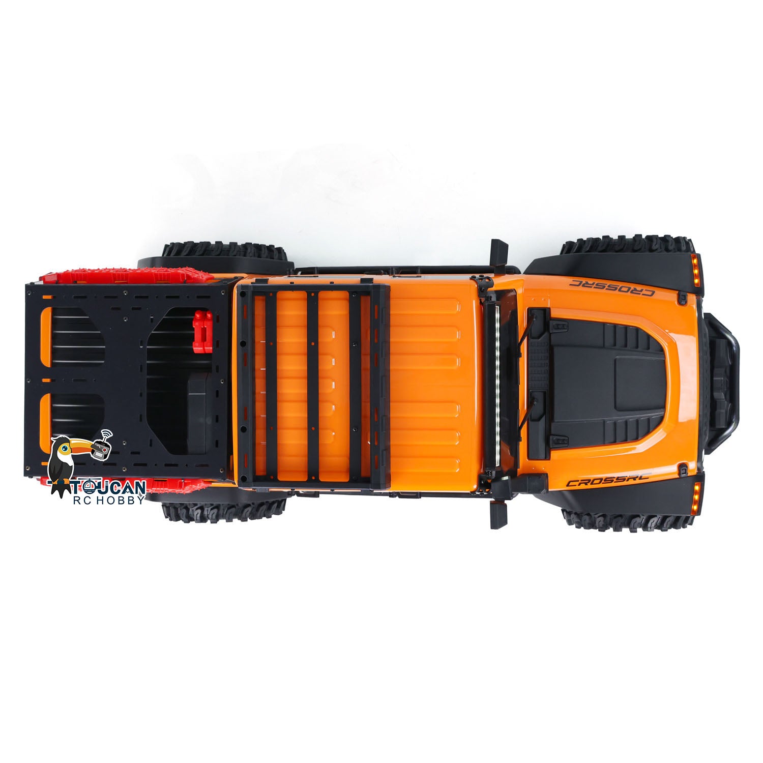 CrossRC EMO X4 1/8 Scale 4WD RC Crawler Truck - 436mm Wheelbase, Brushed Motor, Differential Lock, ESC - Off-Road Rock Crawling & Trail Adventures (US Stock)