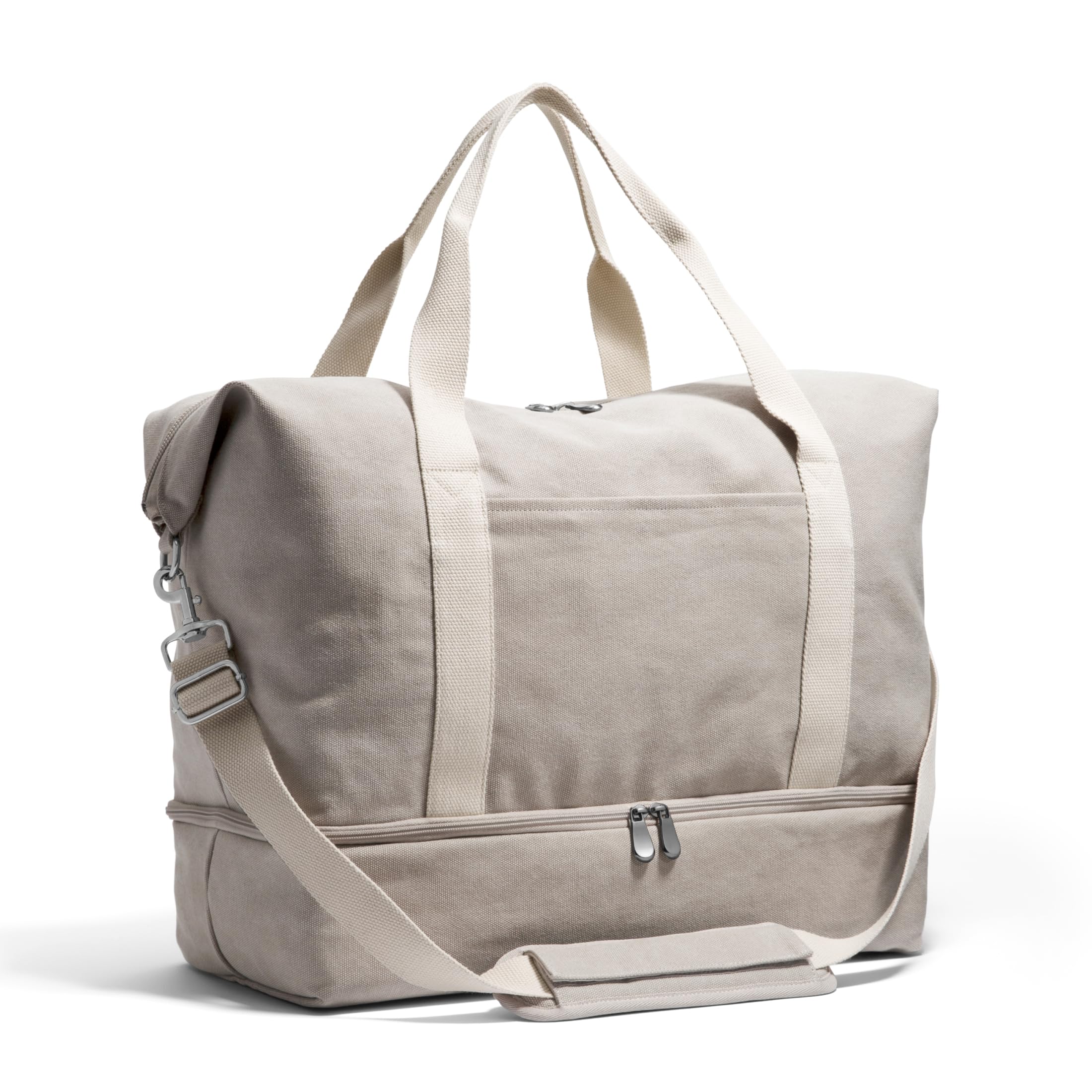 Premium Canvas Duffel Bag for Travel & Gym – Lo & Sons Catalina Deluxe Weekender with Shoe Compartment (Men & Women) – Perfect for Hospital Visits, Weekend Getaways & Sports Trips