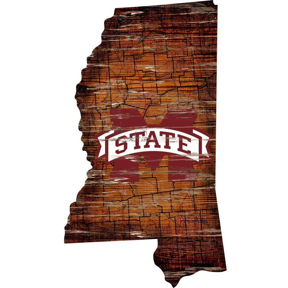 Mississippi University Fan Cutout - Officially Licensed College Football Tailgate Decor for Game Day & Home Decor