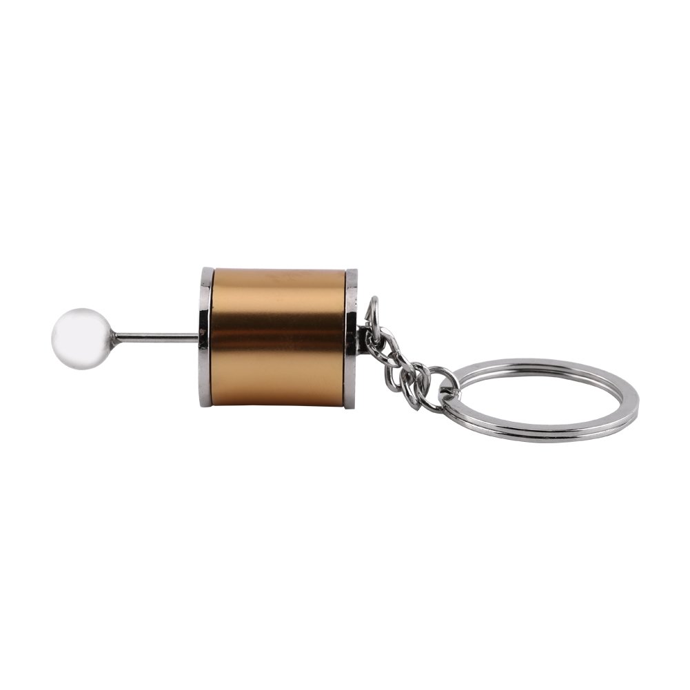 Tyenaza Gear Shift Keychain - Creative Auto Gear Shifter Model Keyring, Durable Metal Alloy Car Accessory Keychain - Perfect for Car Enthusiasts & Gift Ideas