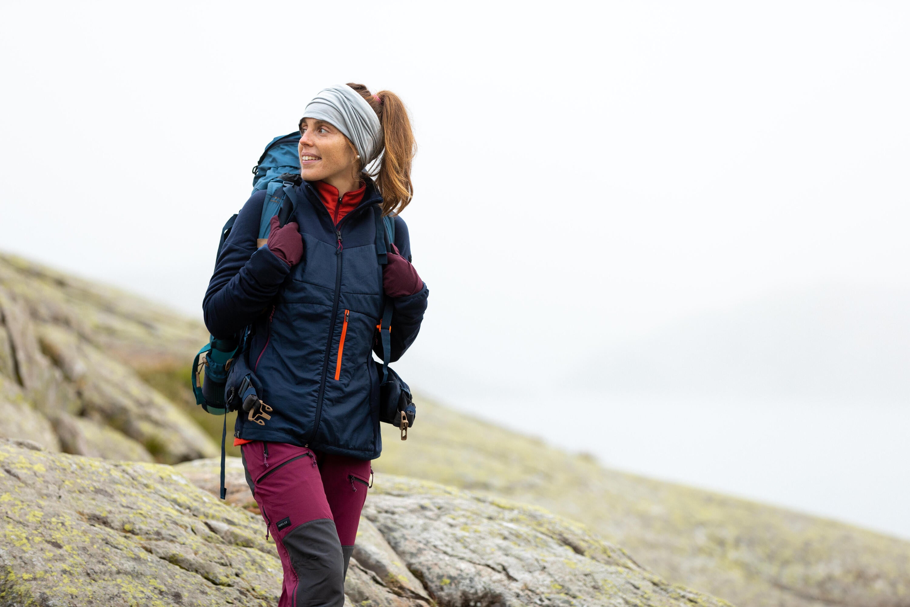 Forclaz Adult MT500 Merino Wool Liner Gloves - Warm & Breathable Hiking Gloves for Men & Women - Perfect for Winter Trekking, Camping & Outdoor Adventures