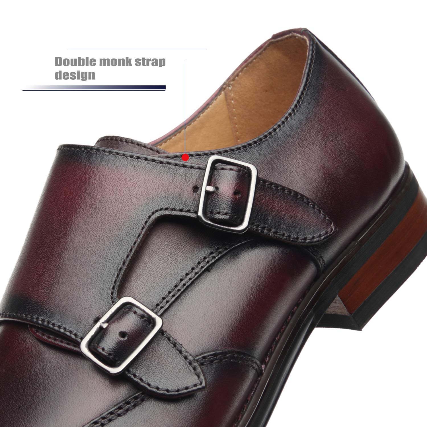 Premium Men's Leather Oxford Dress Shoes - Classic Lace-Up Formal Shoes for Business, Weddings & Office Wear