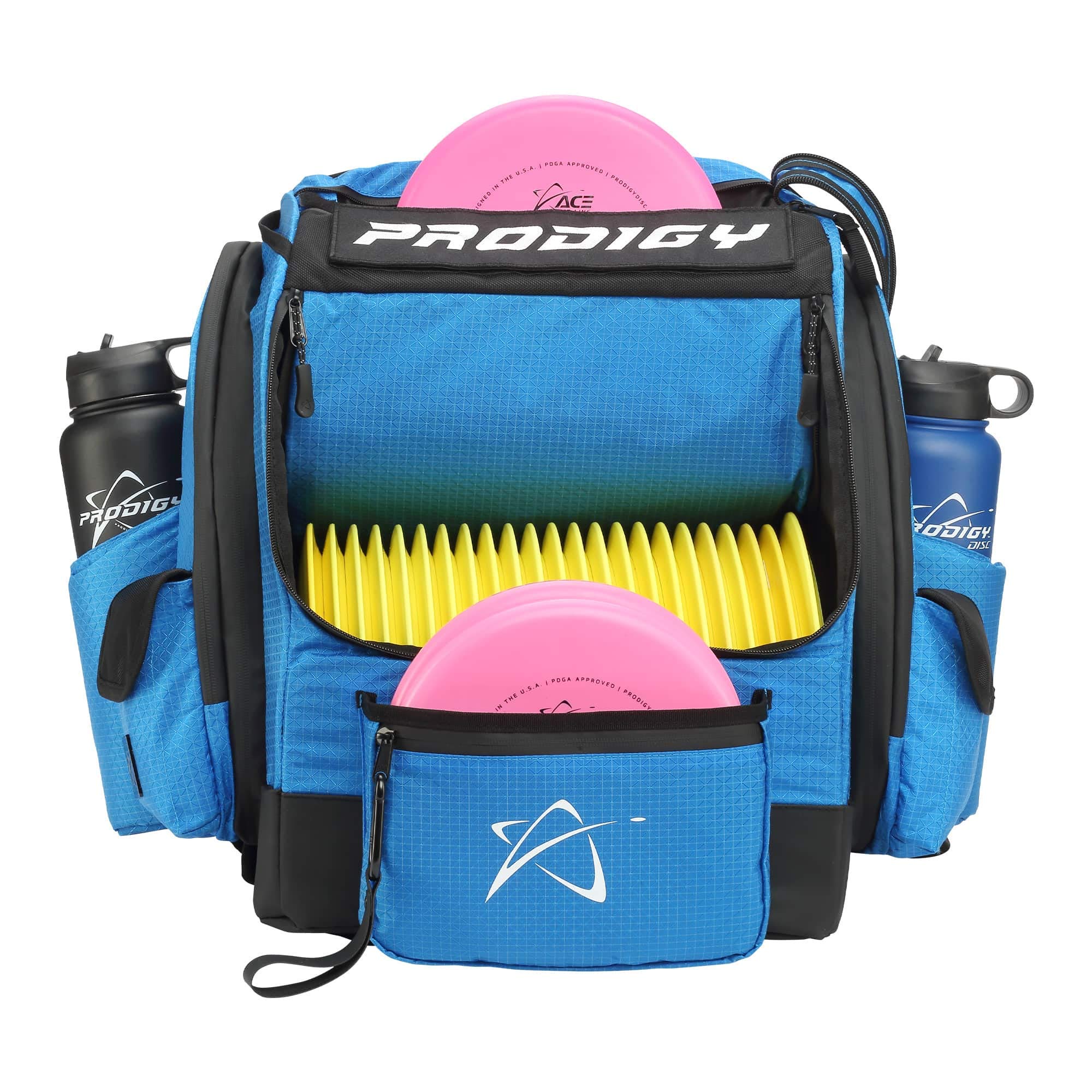 Prodigy Disc BP-1 V3 Disc Golf Backpack - 30+ Disc Capacity, Tear & Water Resistant, Pro Quality Frisbee Golf Bag with Ample Storage | Perfect for Tournaments, Practice Sessions & Outdoor Disc Golf Adventures