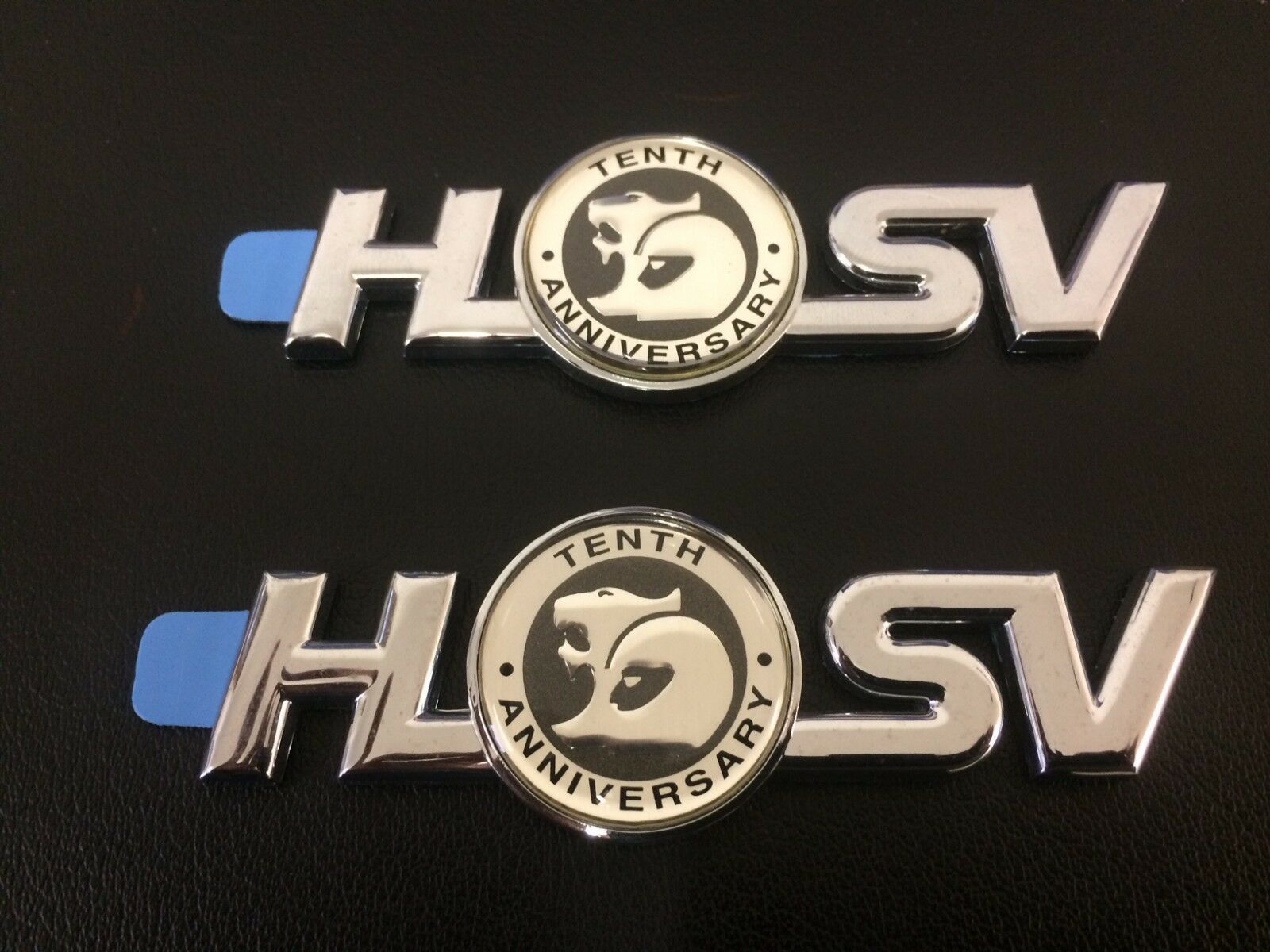Genuine VT HSV Side Skirt - Tenth Anniversary Corporate HSV Badge Pair (Rare) - Perfect for Car Enthusiasts & HSV Vehicle Upgrades