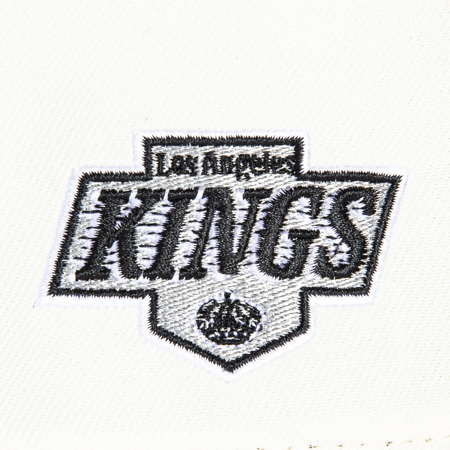 New Era 9Forty A-Frame Mascot Los Angeles Kings Logo Patch Snapback Hat - White & Black | Adjustable Baseball Cap for Men & Women | Perfect for Sports Fans, Casual Wear & Gift Giving