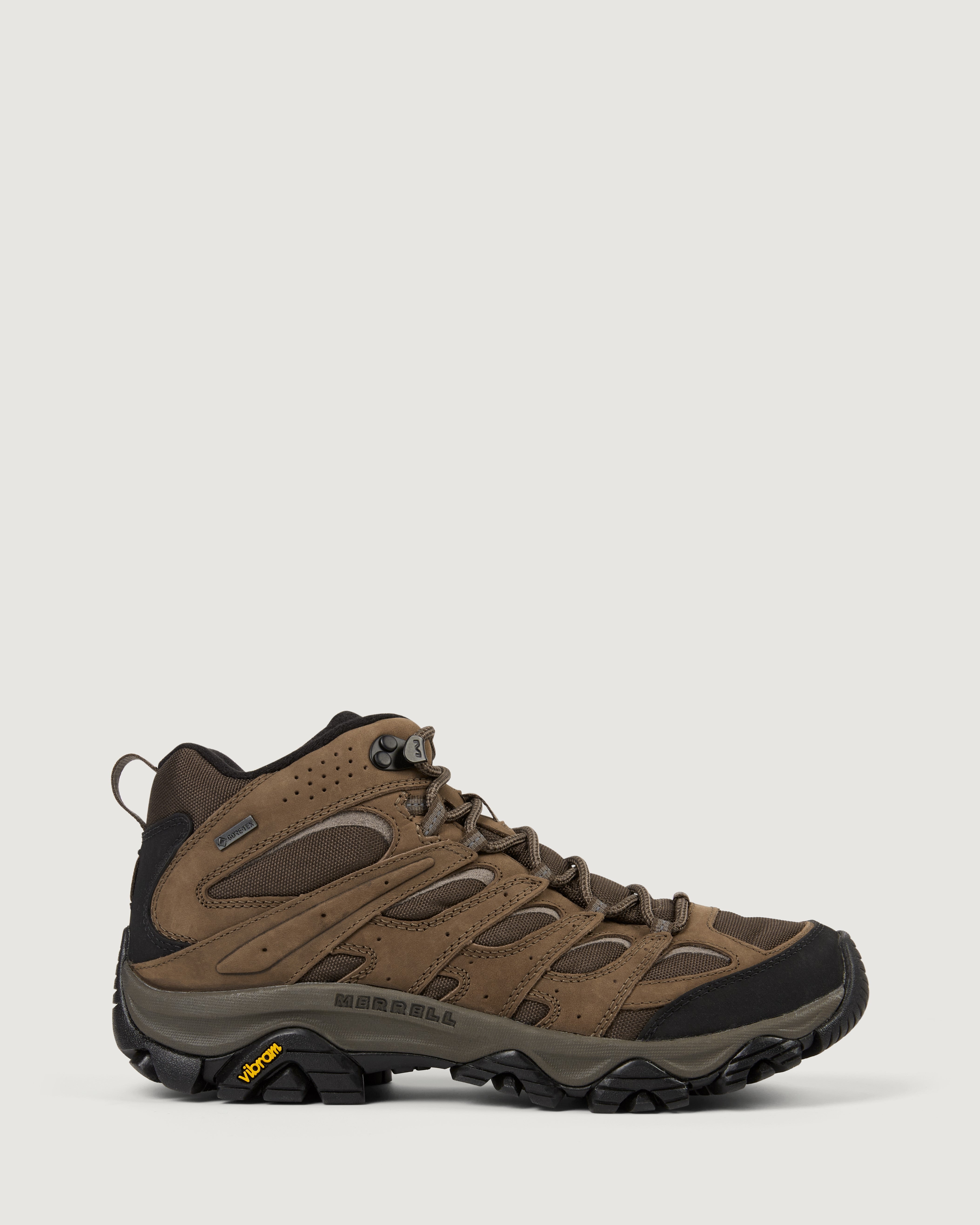 Merrell Moab 3 Smooth Mid GTX Hiking Boots for Men - Waterproof & Breathable (Bracken) - Perfect for Trail Hiking, Backpacking & Outdoor Adventures