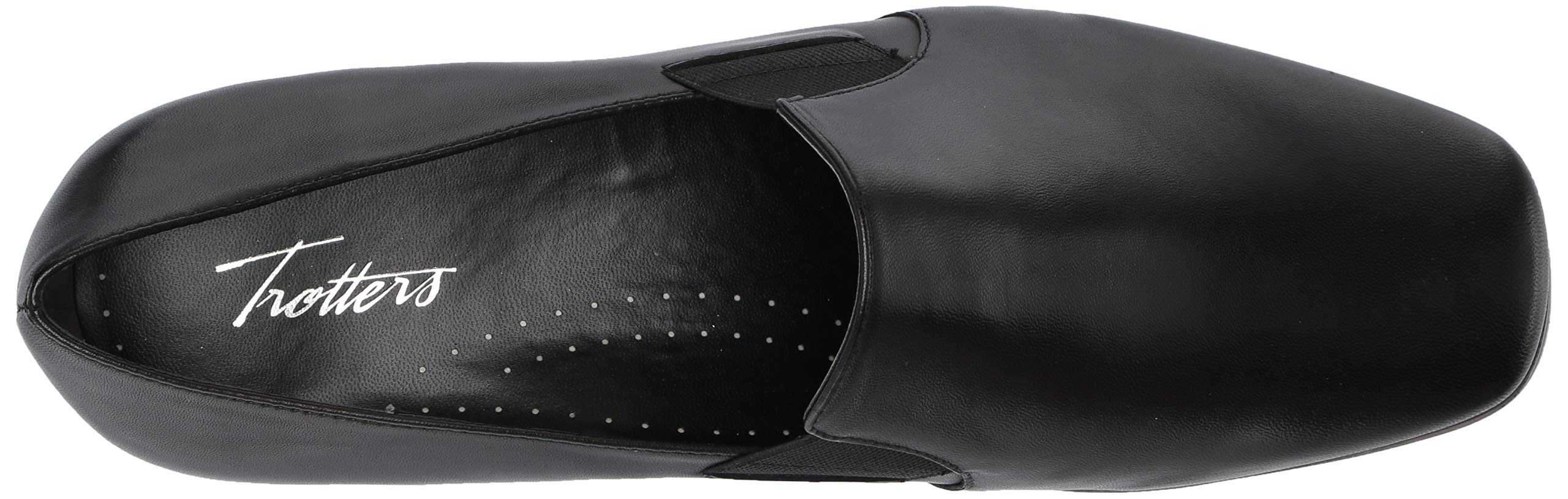 Trotters Women's Ash Loafer - Black Kid Leather Size 10.5 S - Comfortable Slip-On Shoes for Work, Office & Casual Wear