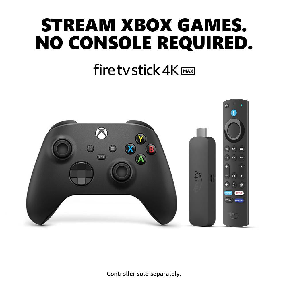 Amazon Fire TV Stick 4K Max Streaming Device (2024 Model) - Ultra HD, Wi-Fi 6, Alexa Voice Remote - Perfect for Netflix, Hulu, Prime Video & Smart Home Entertainment