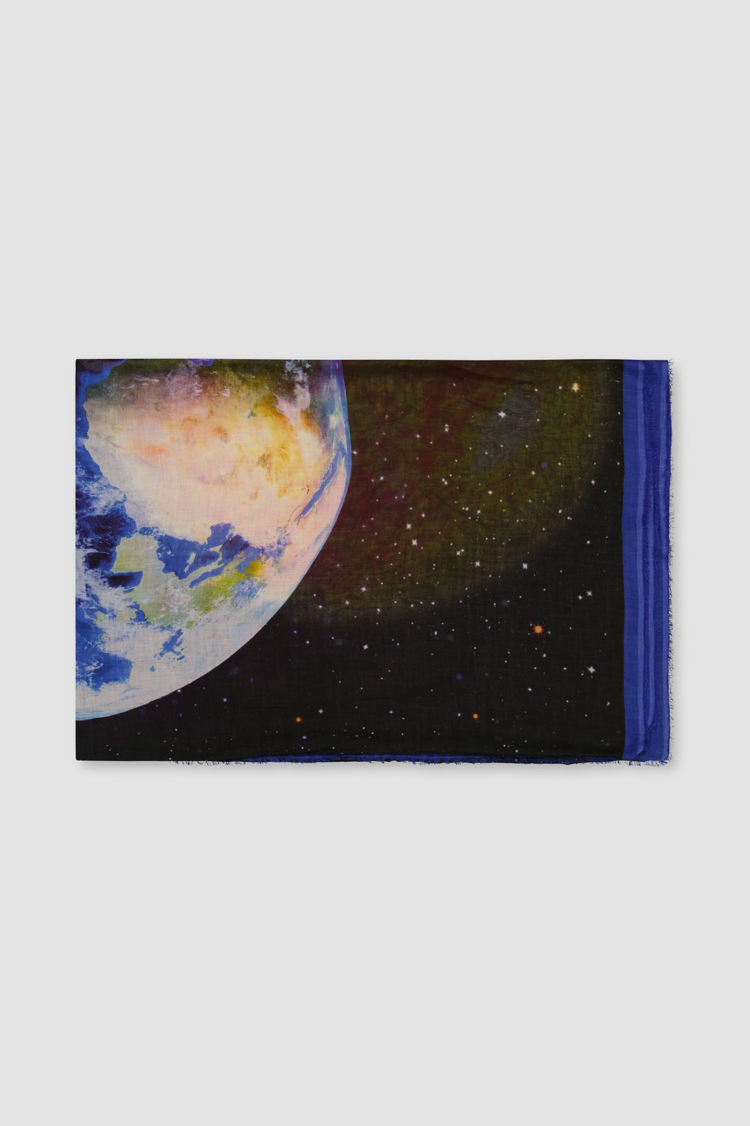 Faliero Sarti Black Space Scarf - Luxury Italian Cashmere Wrap for Women & Men - Perfect for Winter, Travel & Formal Occasions