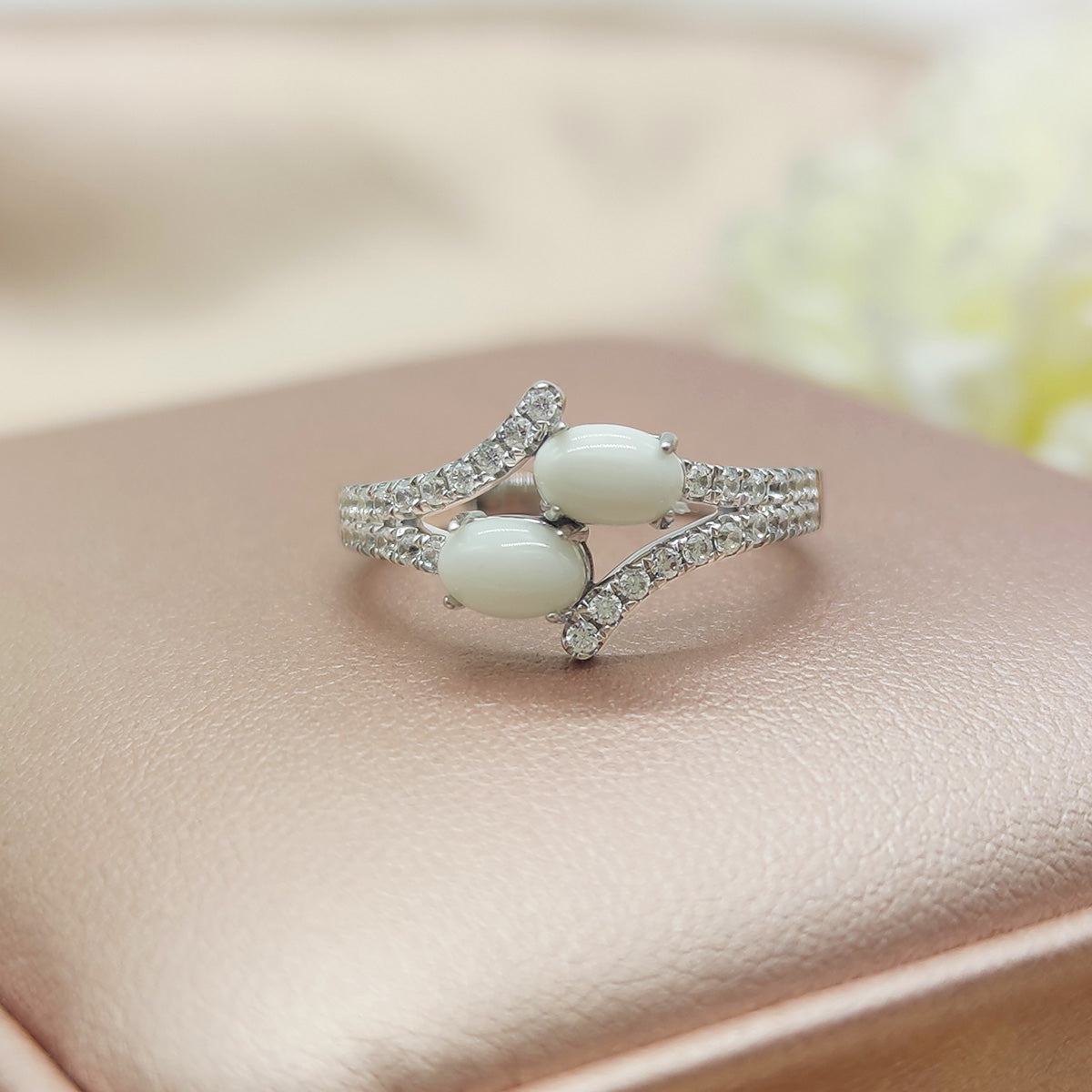 Shining Stars 14K Gold Breastmilk Jewelry Ring - Personalized Keepsake for Moms - Perfect for Mother's Day, Baby Shower & Memorial Gifts