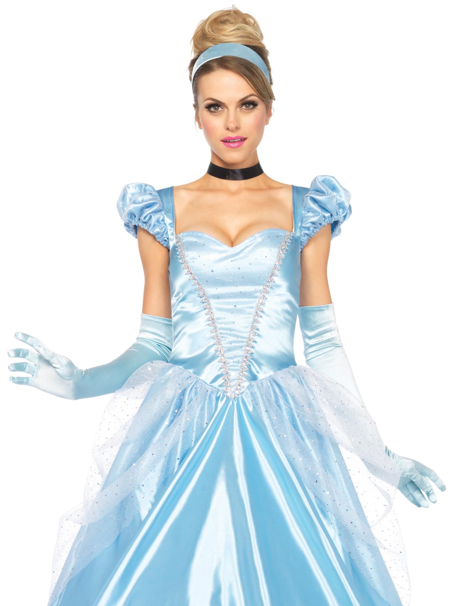 Leg Avenue Women's Classic Cinderella Costume - Elegant Disney Princess Dress for Halloween, Cosplay & Theme Parties