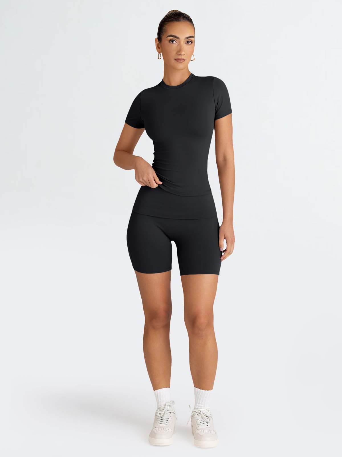 Trendy Queen Women's 2-Piece Workout Sets - Matching Shorts & Top Lounge Sets for Summer, Gym, Yoga & Casual Outfits | Perfect for Workouts, Running, Travel & Everyday Wear