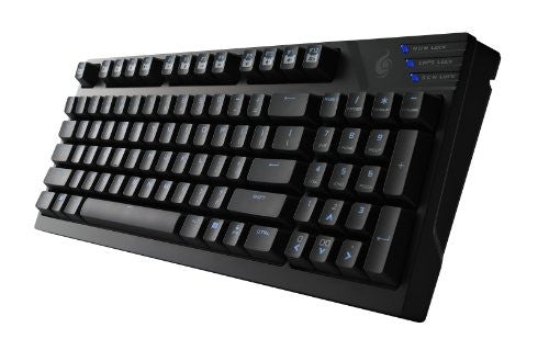 CM Storm Quickfire TK Mechanical Gaming Keyboard with Cherry MX Blue Switches & Blue LED Backlight - Perfect for PC Gaming, Typing & Office Work