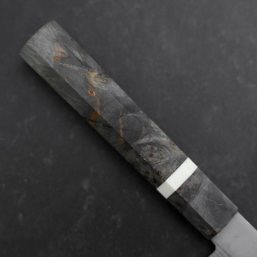 VG-10 Damascus Steel Petty Knife 150mm - Marbled Maple Handle - Japanese Kitchen Knife for Slicing, Peeling & Precision Cutting