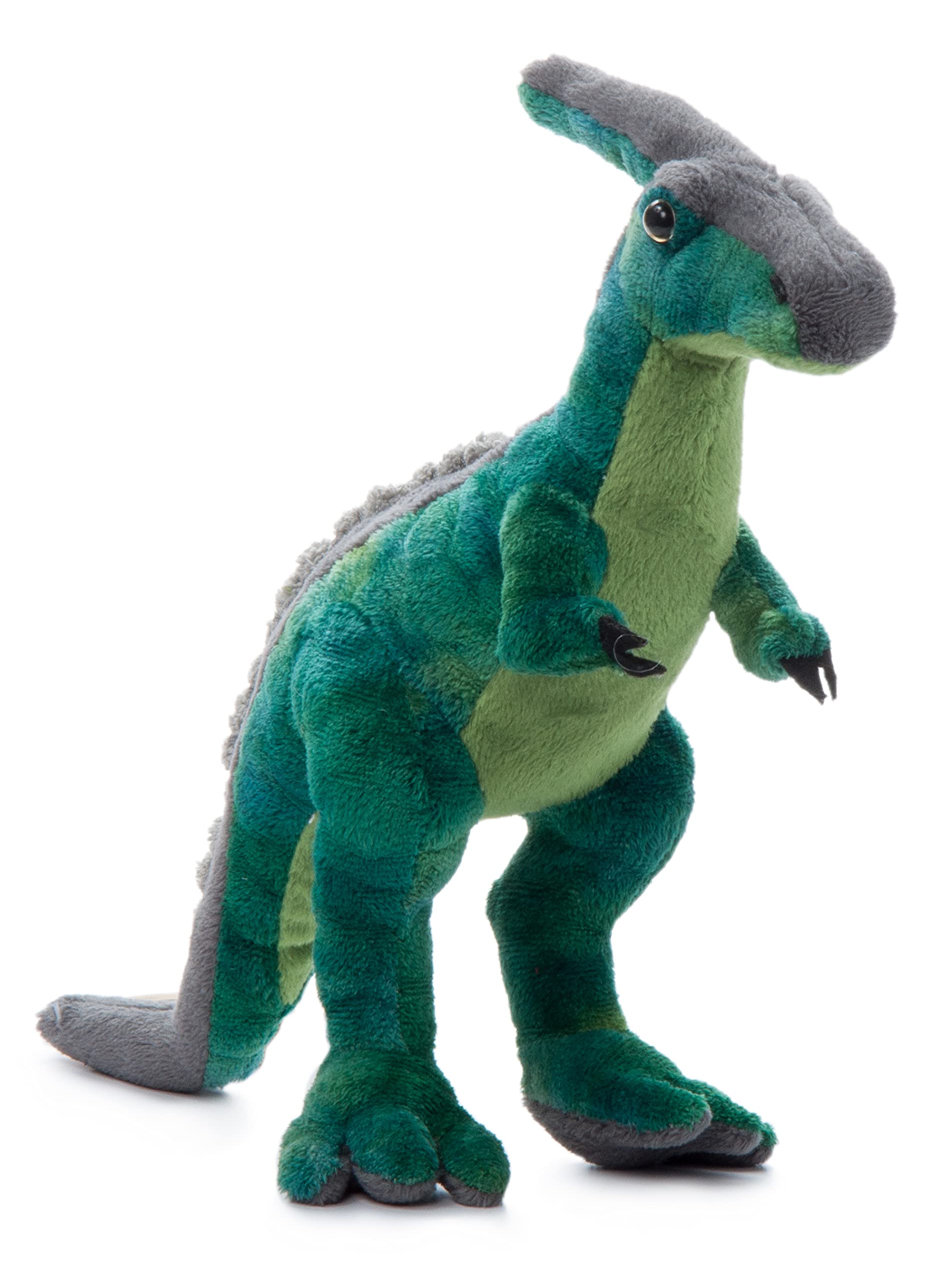 ZOOLOGEE Parasaurolophus Dinosaur Stuffed Animal - 14 Inch Soft Plush Toy for Kids, Cute Dinosaur Plushie for Bedroom Decor, Gifts & Cuddling | Perfect for Playtime, Nursery Decor & Dinosaur Lovers