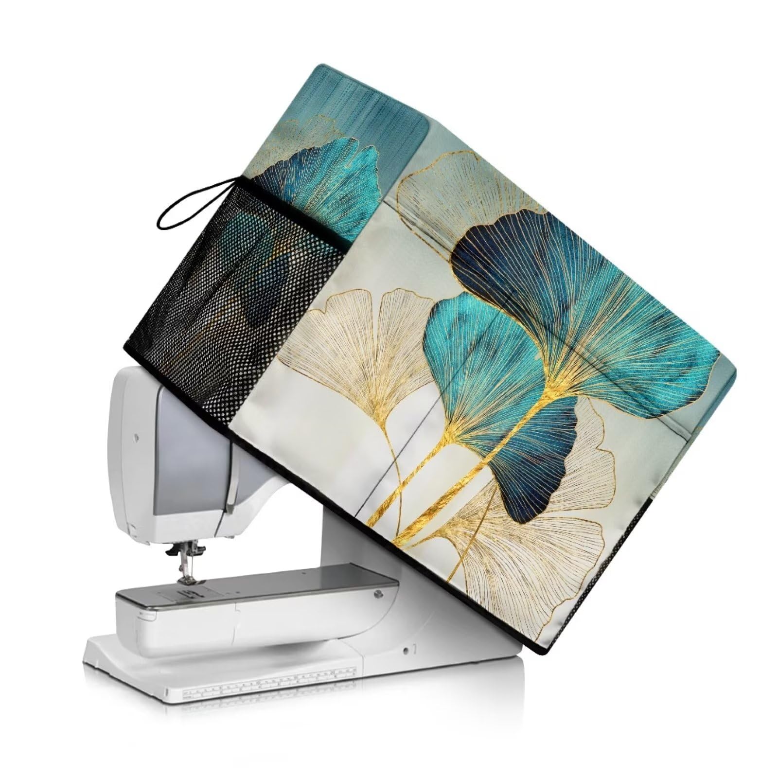 Lightweight Waterproof Sewing Machine Cover with Pockets - Easy to Clean & Organized Protection for Brother, Singer & Janome Machines - Perfect for Home Studios & Craft Rooms