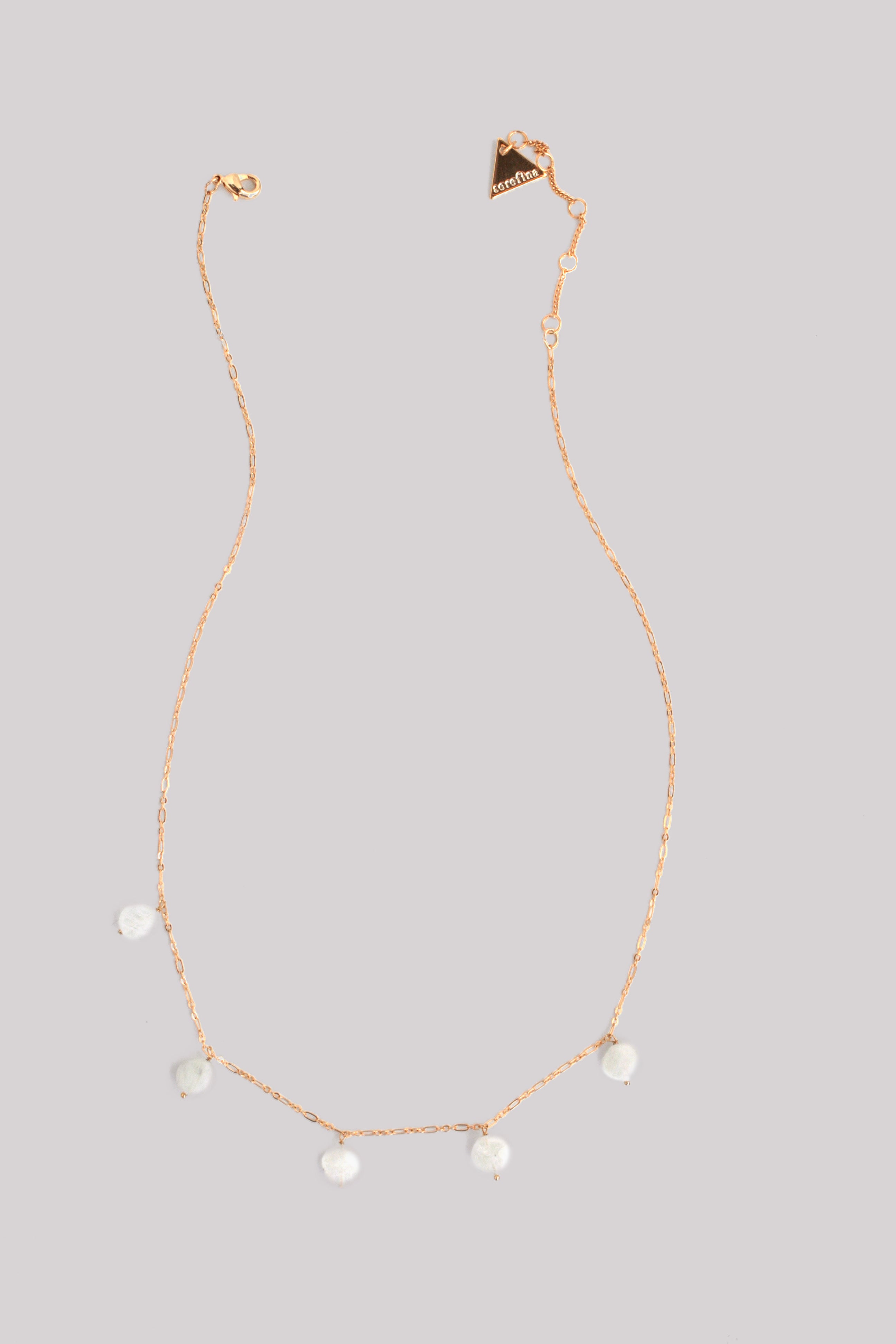 Elegant Dainty Scattered Pearl Necklace for Women - Delicate Layered Beaded Jewelry for Wedding, Party & Everyday Wear