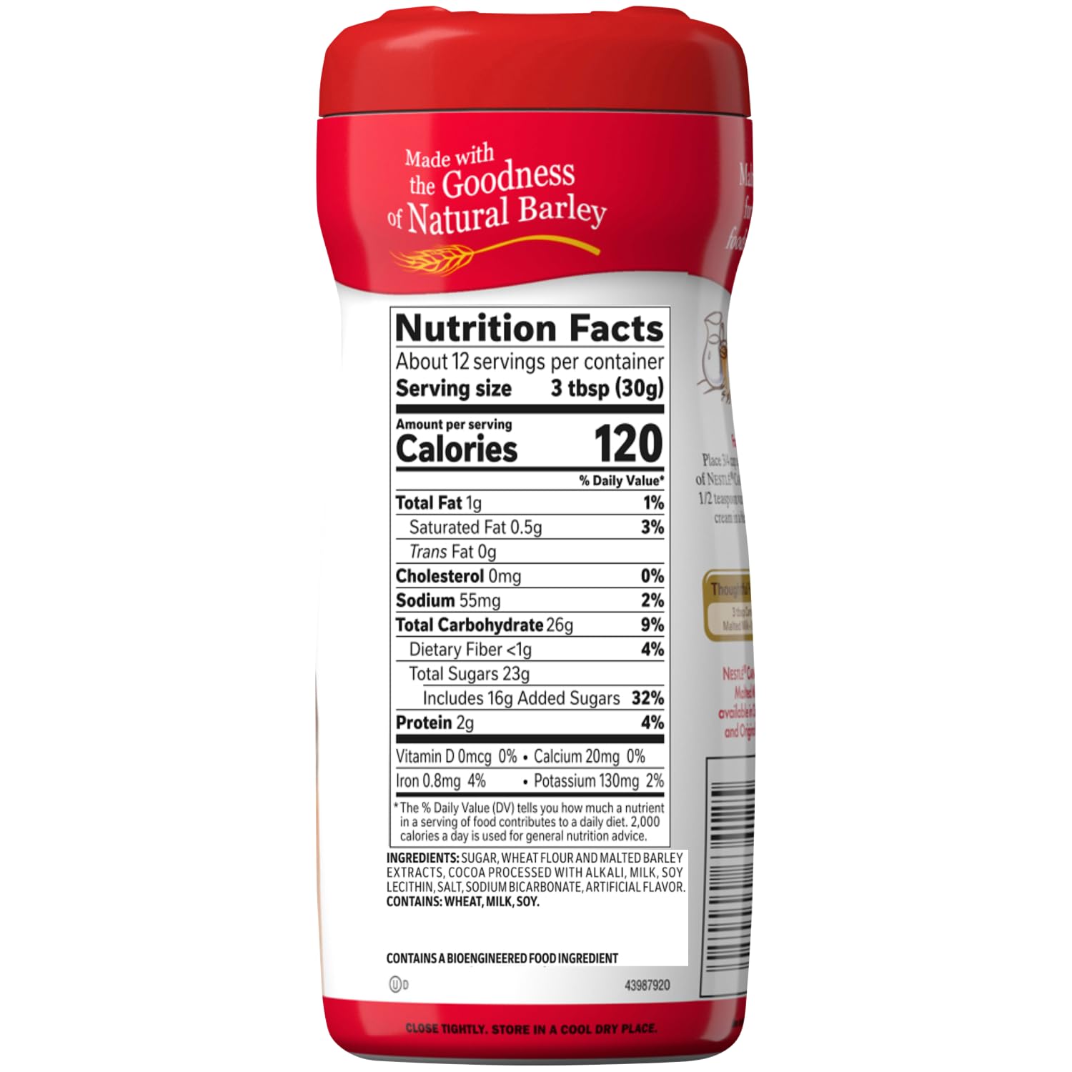 Nestle Carnation Powdered Malted Milk Variety Pack - Original & Chocolate Flavors (2 Pack) with Paper Straws | Delicious Hot or Cold Drink Mix for Breakfast, Baking & Desserts