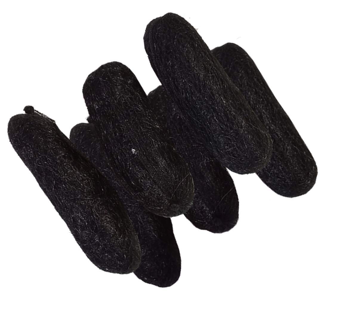 VTMS Hair Puff Maker for Women - 6 Pack Black Natural Hair Styling Tool | Hair Accessories for Wedding, Party & Everyday Hairstyles | Voluminous Bun Maker for Afro, Curly & Natural Hair Types