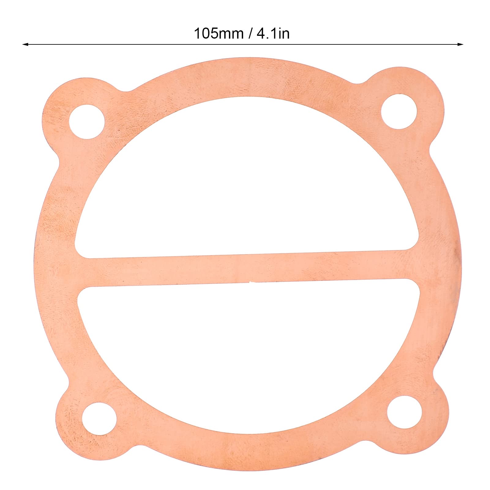 10 Pcs 65mm Copper Air Compressor Gasket Kit - Replacement Cylinder Gasket for Air Pump, HVAC Systems & Industrial Machinery (Durable Sealing Solution)