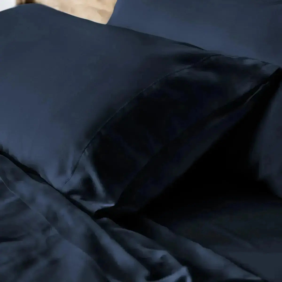 Luxe CleanBamboo® Sateen Pillowcase Set - 2 Pack Ultra Soft Bamboo Fiber Pillow Covers for Side Sleepers, Hot Sleepers & Sensitive Skin - Breathable Bedding for Cool & Comfortable Night's Sleep