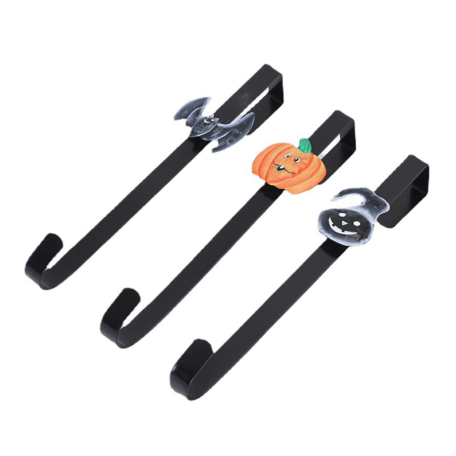 NIUXICH Halloween Wreath Hanger Hook - Iron Door Decor for Fall, Christmas & Wedding