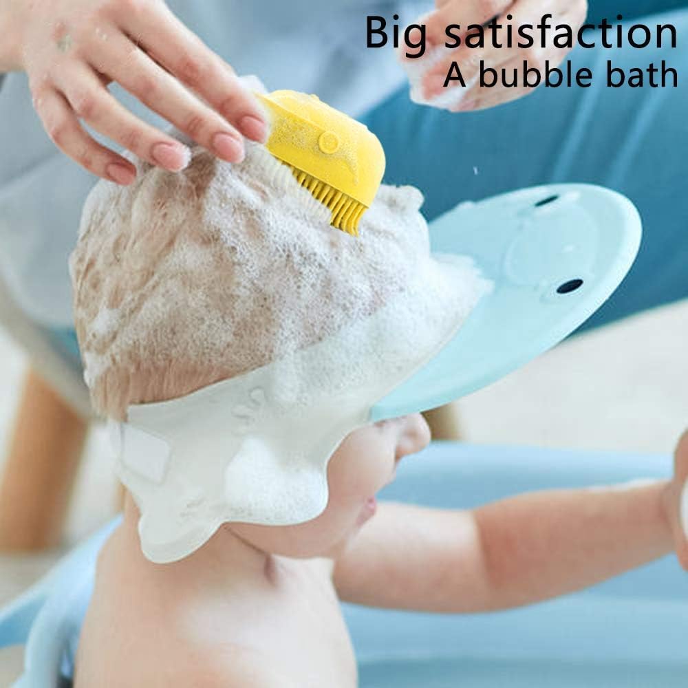**Reusable Silicone Body Scrubber & Massage Bath Brush - Soft Shower Sponge with Liquid Soap Dispenser for Men, Women & Kids - Exfoliating Loofah for Smooth Skin (Multicolor) - Perfect for Spa, Shower & Bath Relaxation**