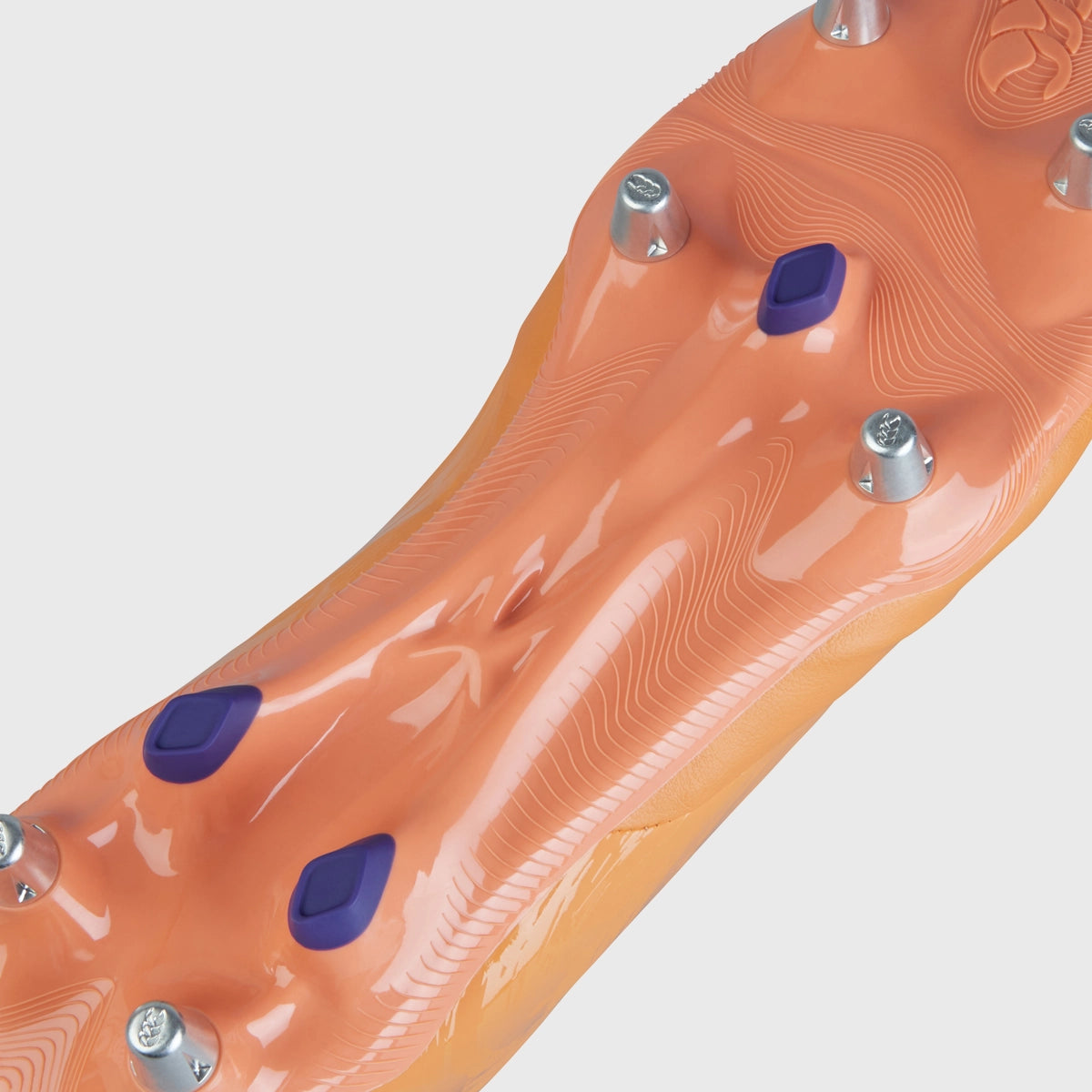 Canterbury Phoenix Genesis Team SG Rugby Boots - Orange Crush | High-Performance Rugby Cleats for Men | Perfect for Wet & Muddy Field Conditions