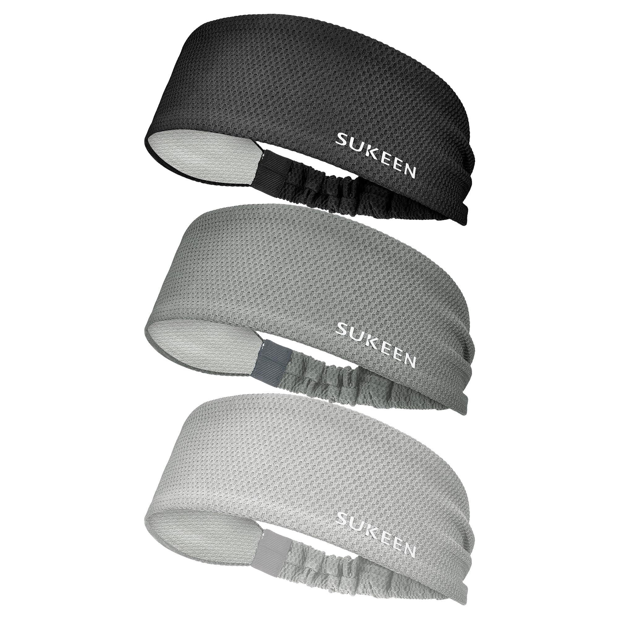 Sukeen Women's Workout Headbands - Moisture Wicking, Non-Slip, Cooling Sweatbands for Running, Yoga, Gym & Sports | Perfect for Active Lifestyles & Sweat Protection