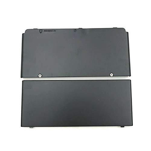 Original Nintendo New 3DS (2015) Replacement Faceplate & Battery Cover - Front Back Shell Case (Black) | Perfect for Gaming Protection & Customization