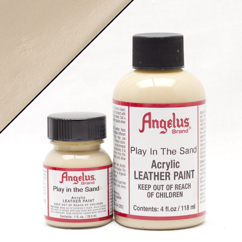 ANGELUS Acrylic Leather Paint - 4 fl oz Bottle for Leather Shoes, Bags & Jackets - Premium Waterproof Leather Dye for DIY Craft & Repair Projects