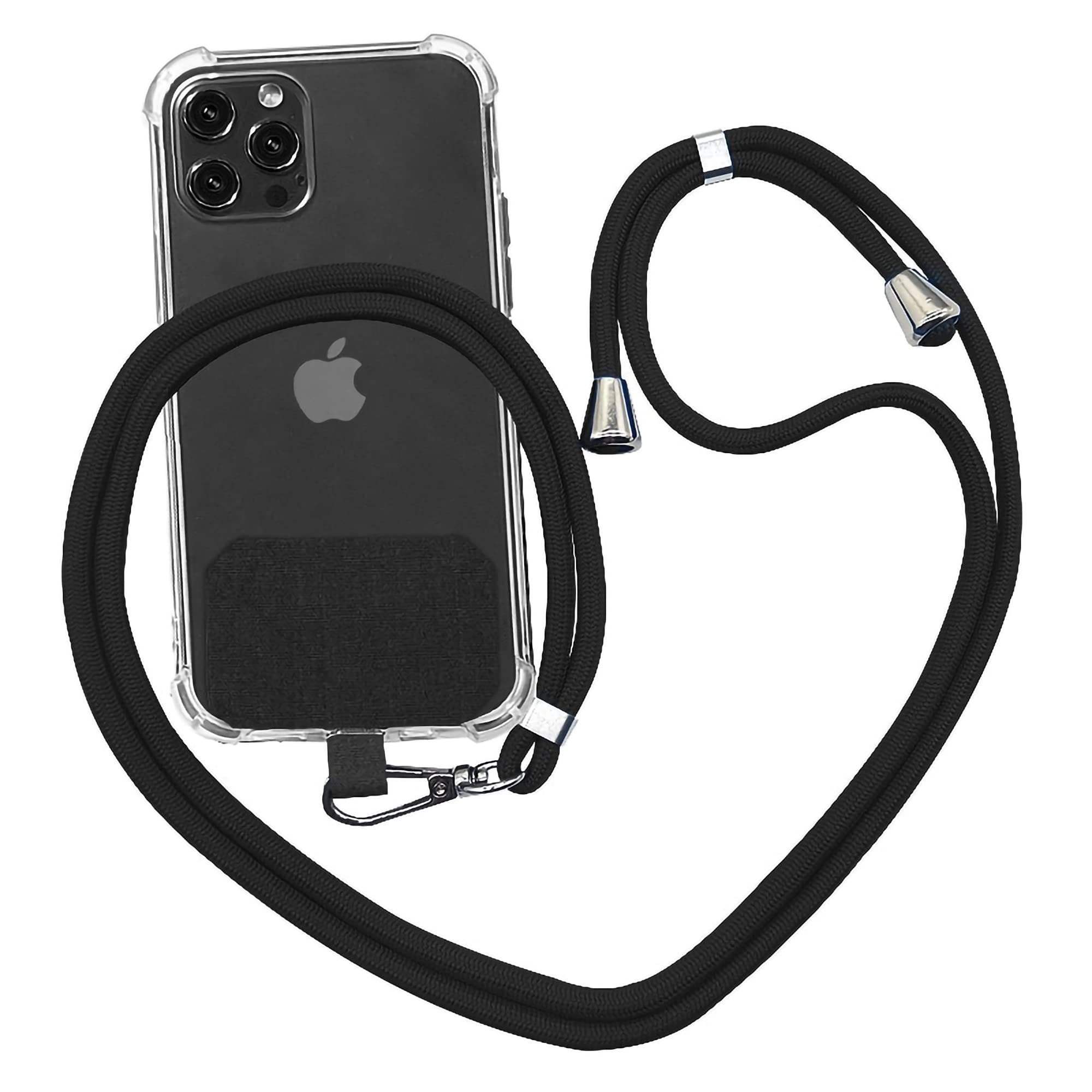 Universal Crossbody Phone Lanyard - Adjustable Nylon Strap for Smartphones - Soft & Durable Mobile Phone Holder for iPhone, Android - Perfect for Work, Travel, Gym & Outdoor Activities