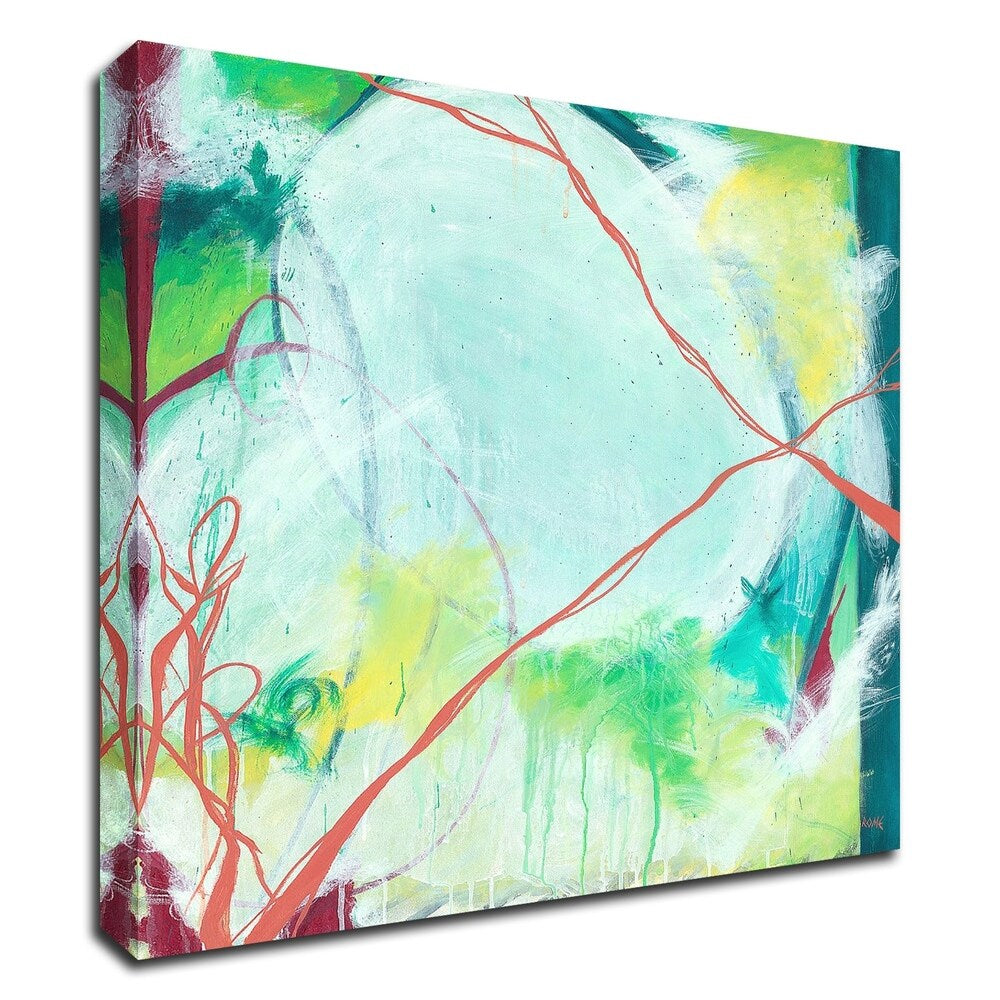 April by Romeo Zivoin - Premium Canvas Wall Art Print - Ready to Hang - Perfect for Living Room, Bedroom & Office Decor