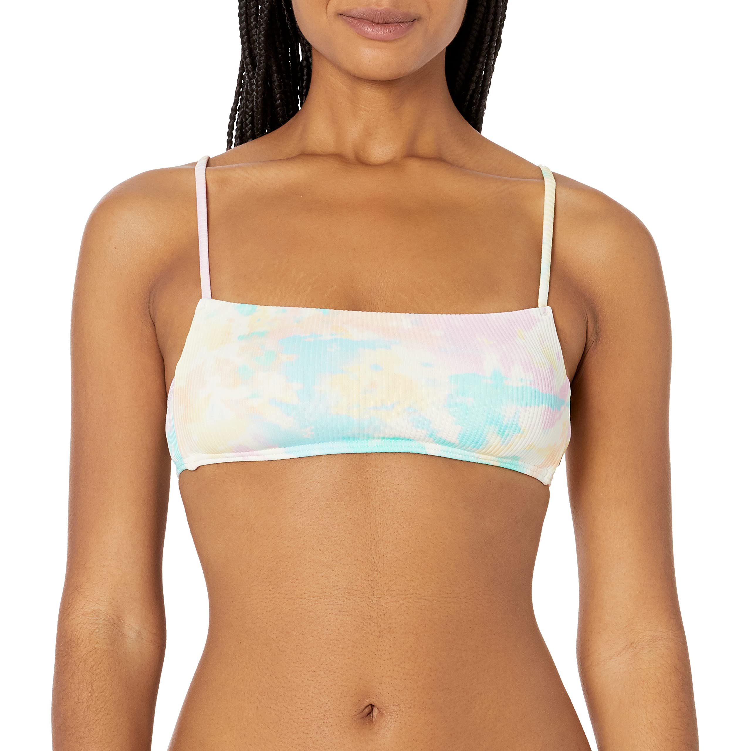 Billabong Women's Standard Rainbow Tide Square Bralette Bikini Top - Swimwear for Beach, Pool & Summer Vacations