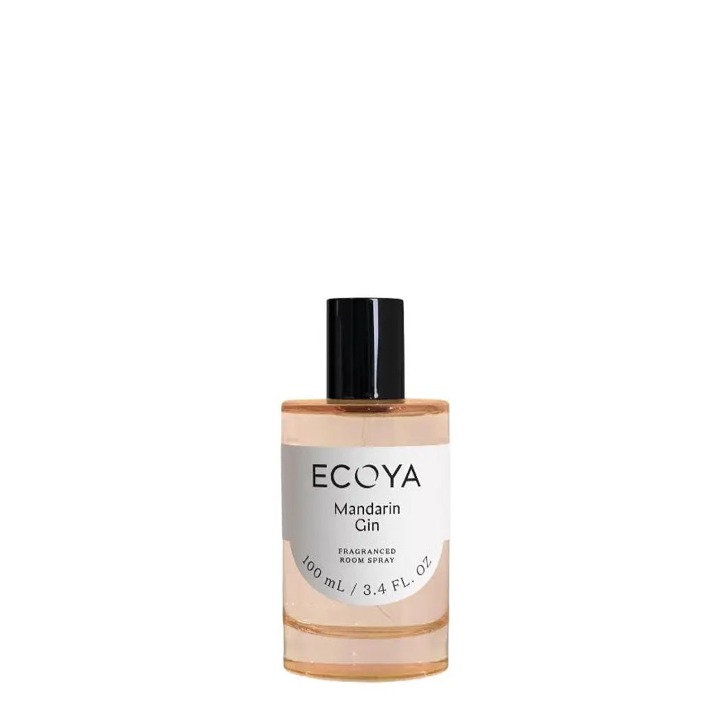 Ecoya Mandarin Gin Scented Room Spray - Refreshing Aromatherapy for Home, Office & Spa | Natural Air Freshener & Mood Booster