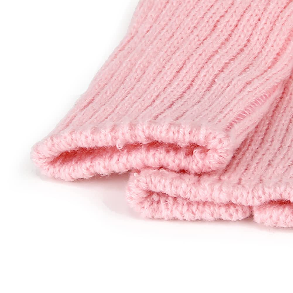 DANCEYOU Ballet Leg Warmers for Girls Toddler Teens - Knitted Stirrup Ankle Warmers for Dance Practice, Yoga, Sports, and Casual Wear - Perfect for Ballet Class, Gym, and Winter Outfits