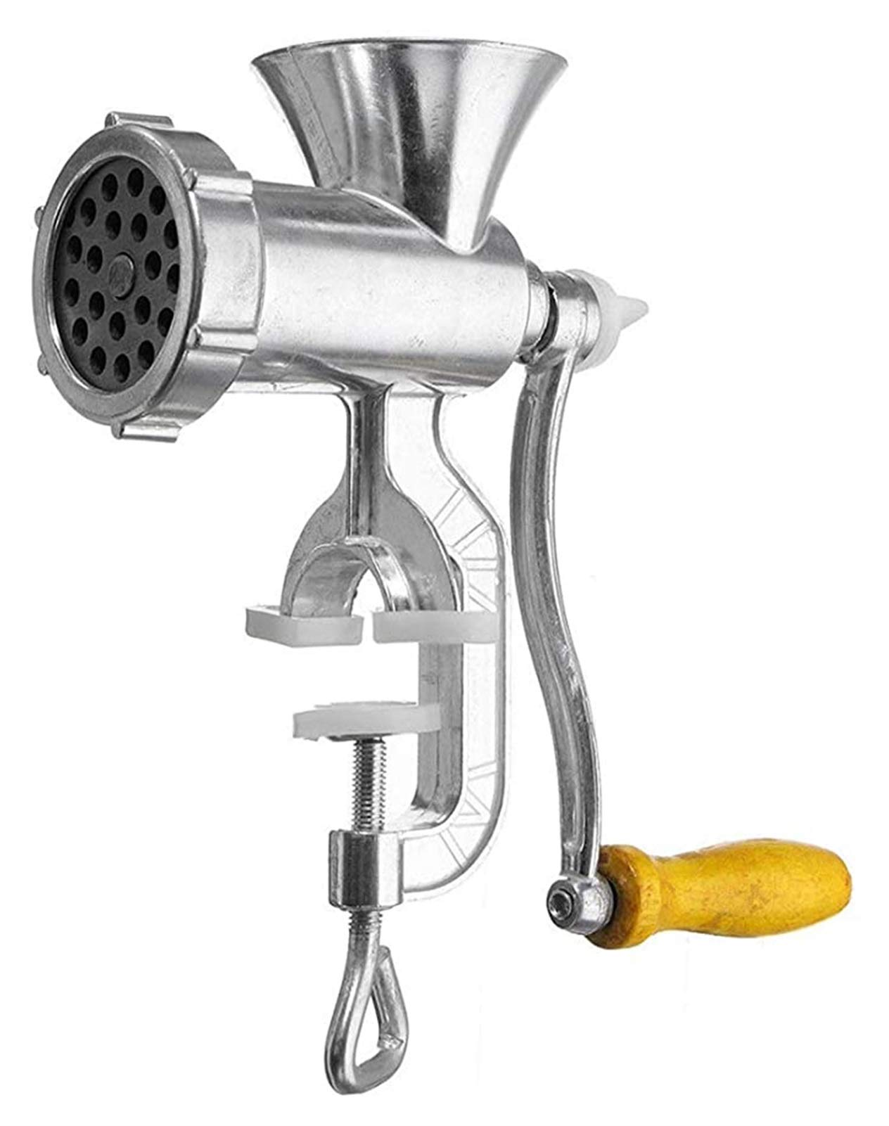 XJZKA Manual Meat Grinder & Sausage Stuffer - Hand Cranked Kitchen Tool for Grinding Beef, Pork, Vegetables & Making Homemade Sausages - Perfect for Home Cooking, Camping & Food Prep