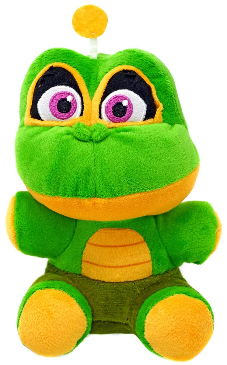 Five Nights at Freddy's Pizzeria Simulator Frog Plush Toy by Funko - Cute Collectible Stuffed Animal for FNAF Fans & Gaming Room Decor