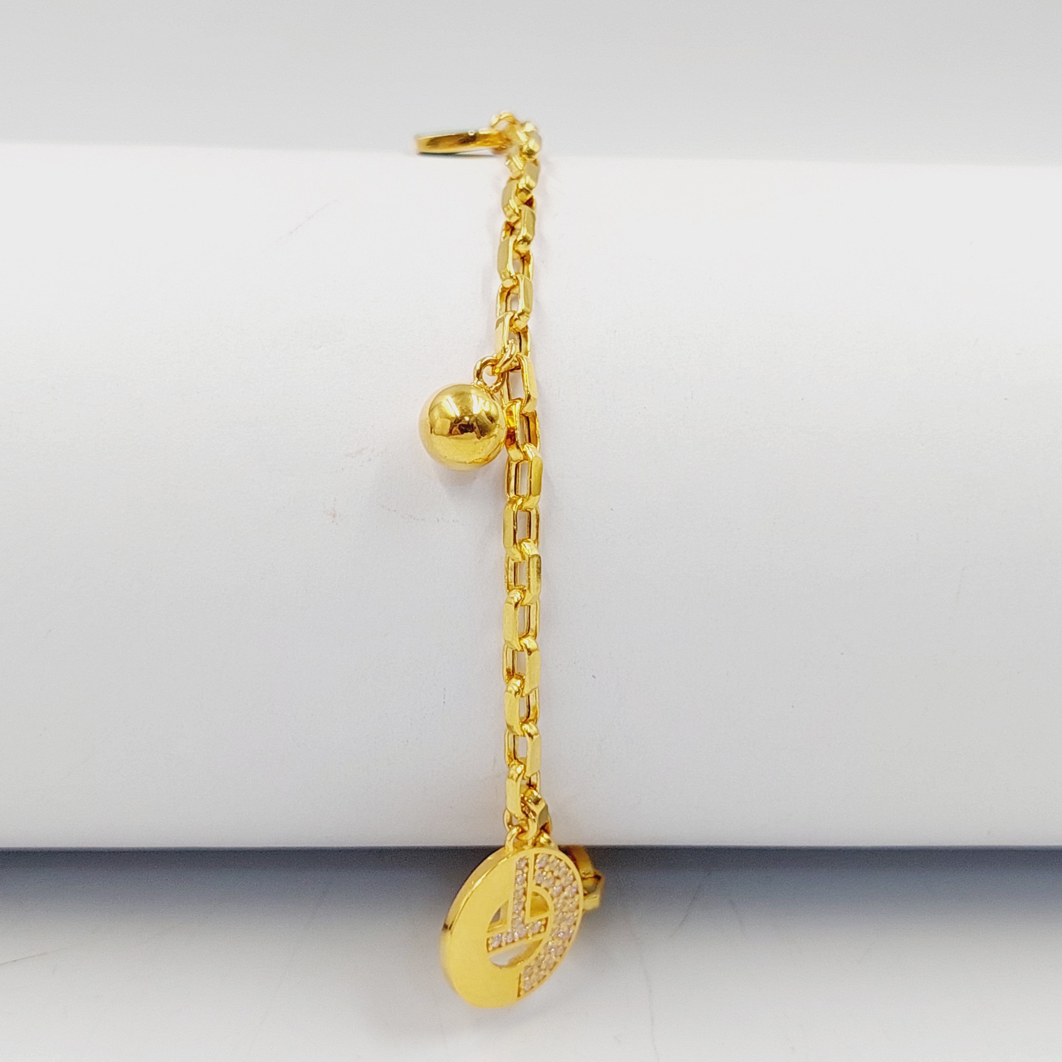 Enameled & Zircon Studded Dandash Bracelet for Women - Elegant Fashion Jewelry Gift for Party, Wedding & Special Occasions