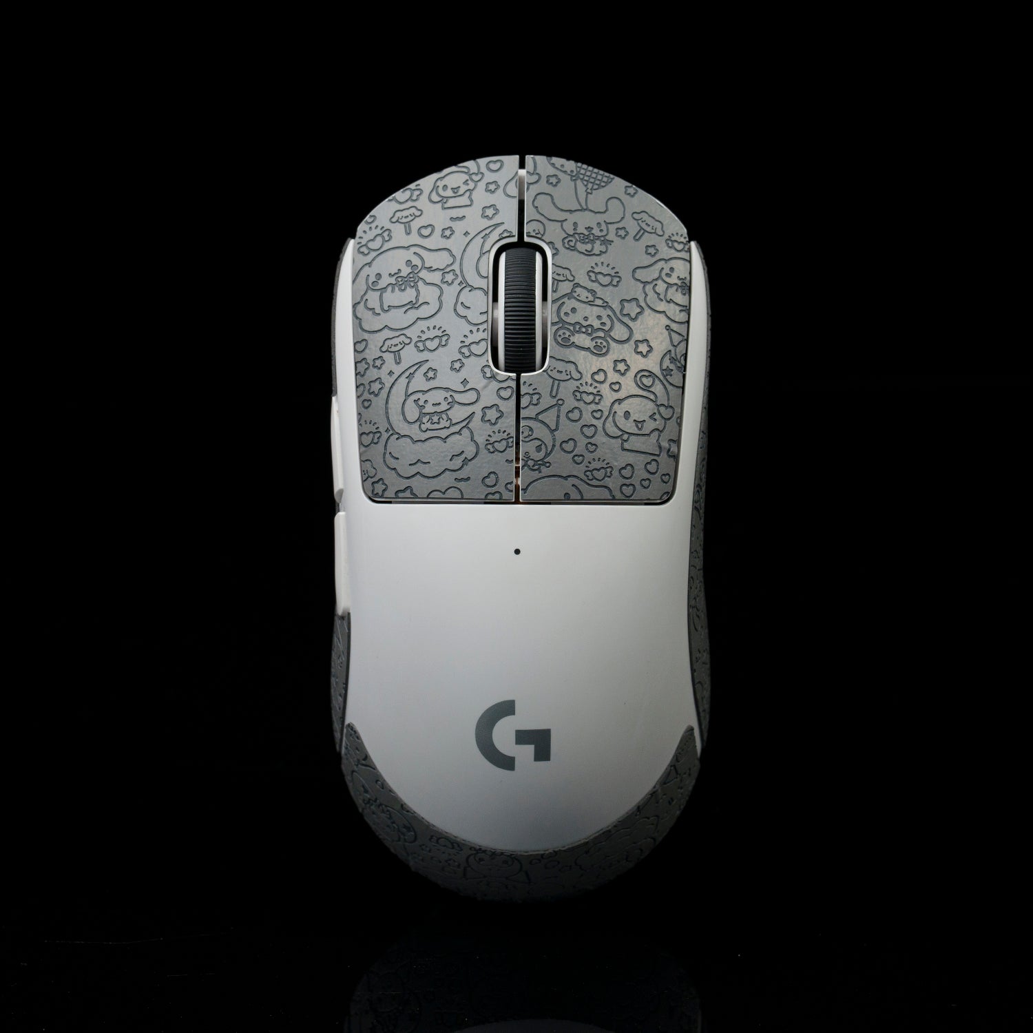 BT.L Mouse Grip V4 for Logitech G Pro X Superlight & Superlight 2 - Grey Cartoon Design Gaming Grip Tape | Enhanced Control & Comfort for FPS, MOBA & Esports Gaming